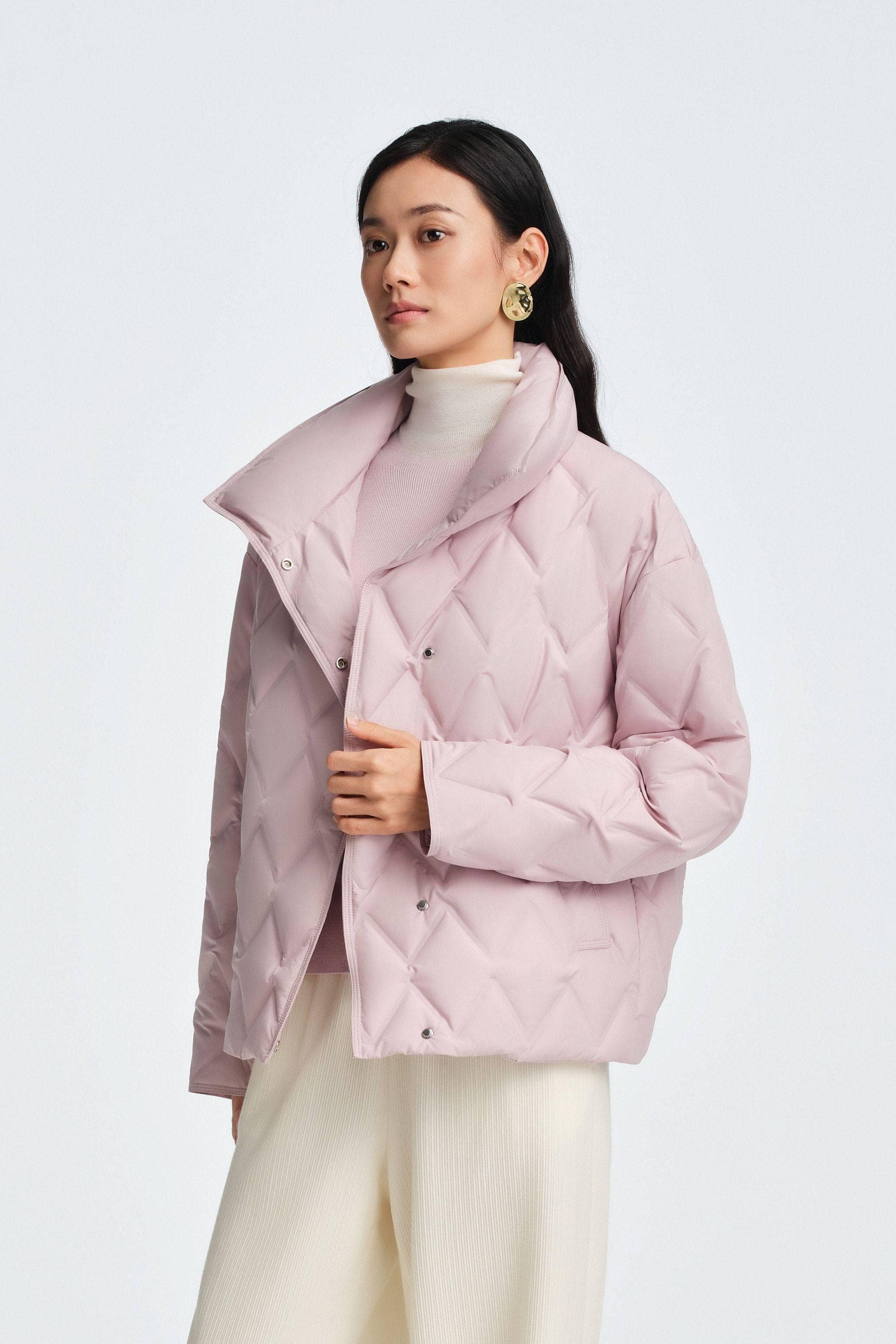 BOSIDENG 2025 Women's Short length Goose Down Business Jacket Jacket