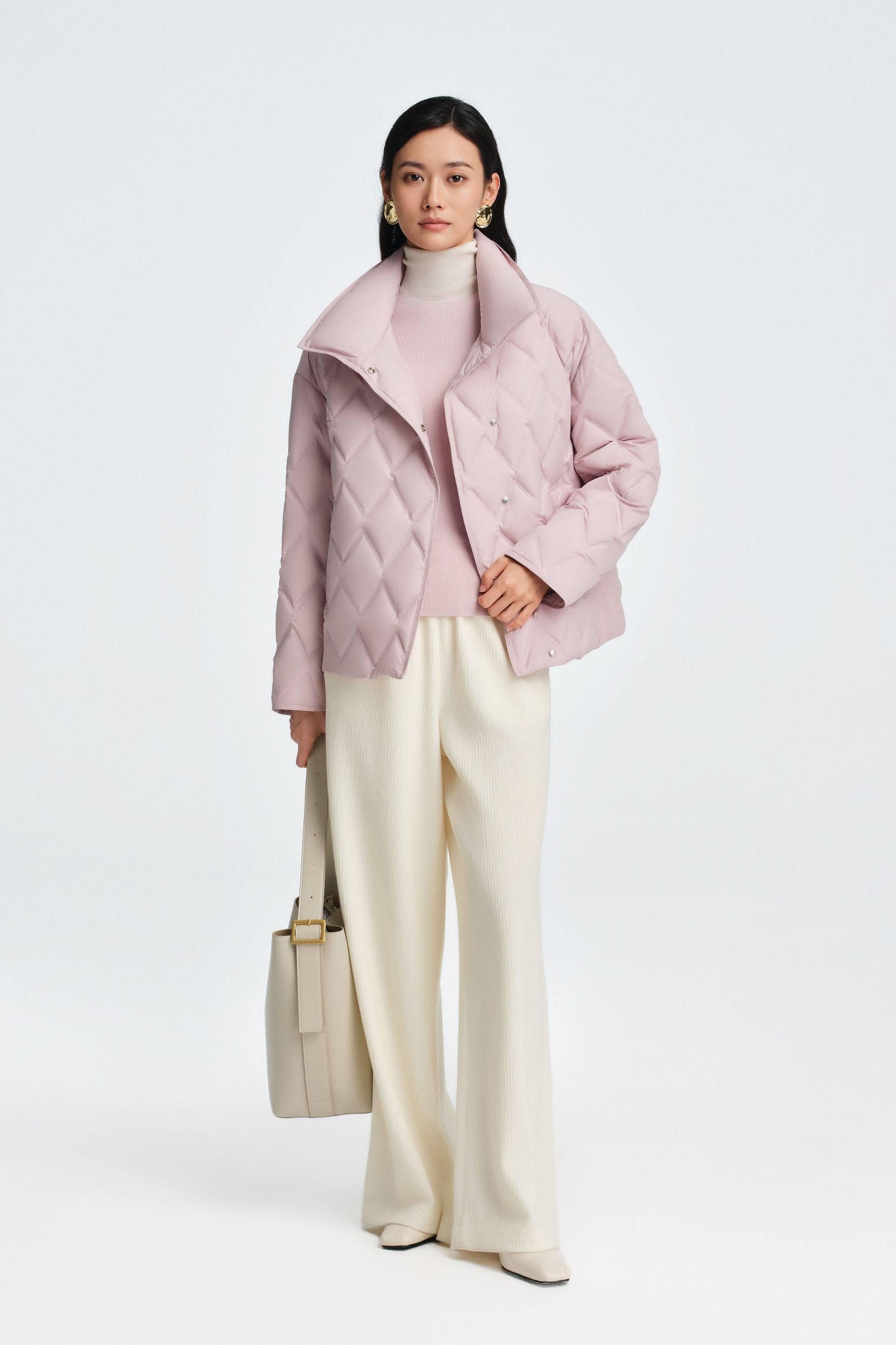 BOSIDENG 2025 Women's Short length Goose Down Business Jacket Jacket