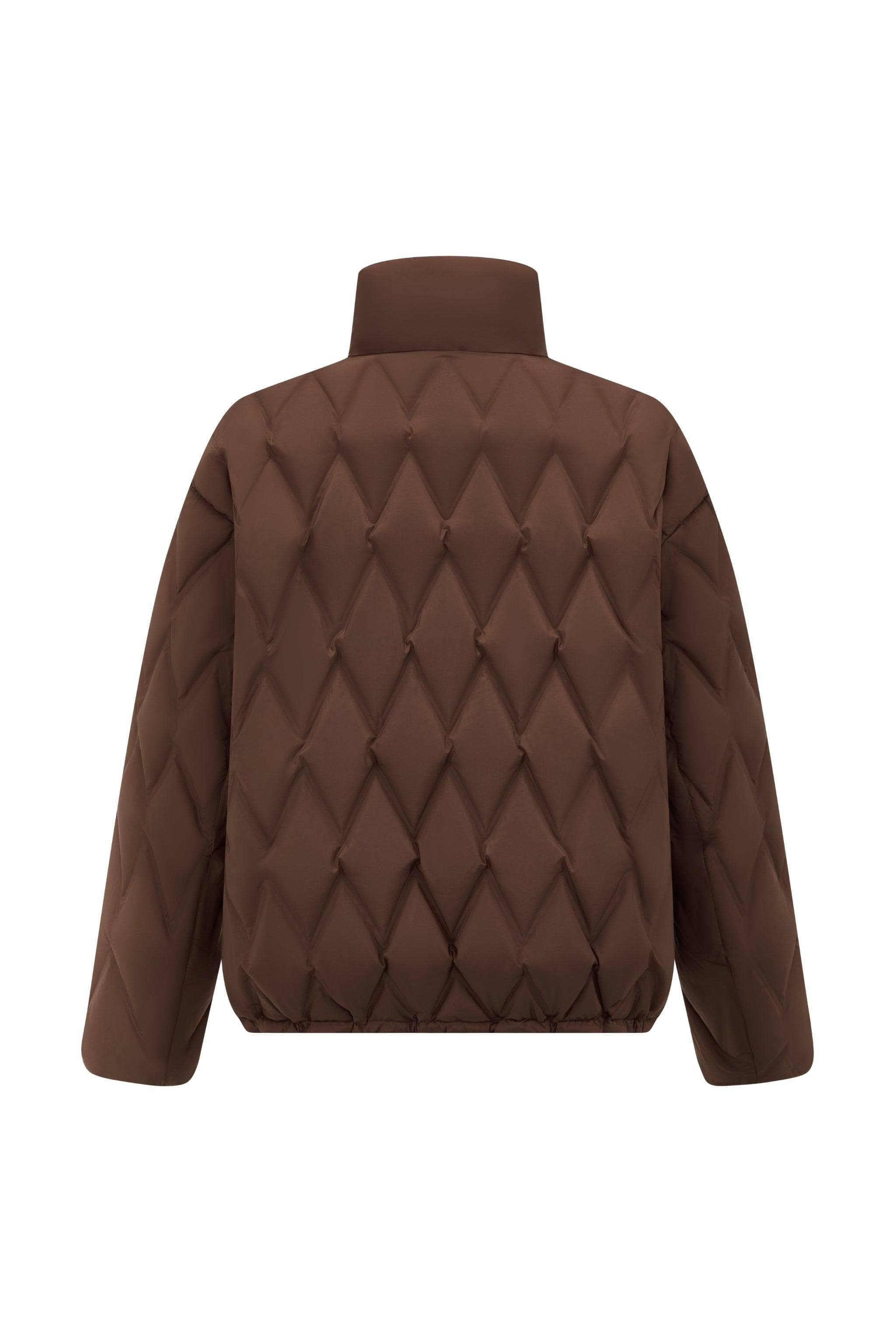 BOSIDENG 2025 Women's Standing Collar Bonded Quilting Down Jacket Jacket