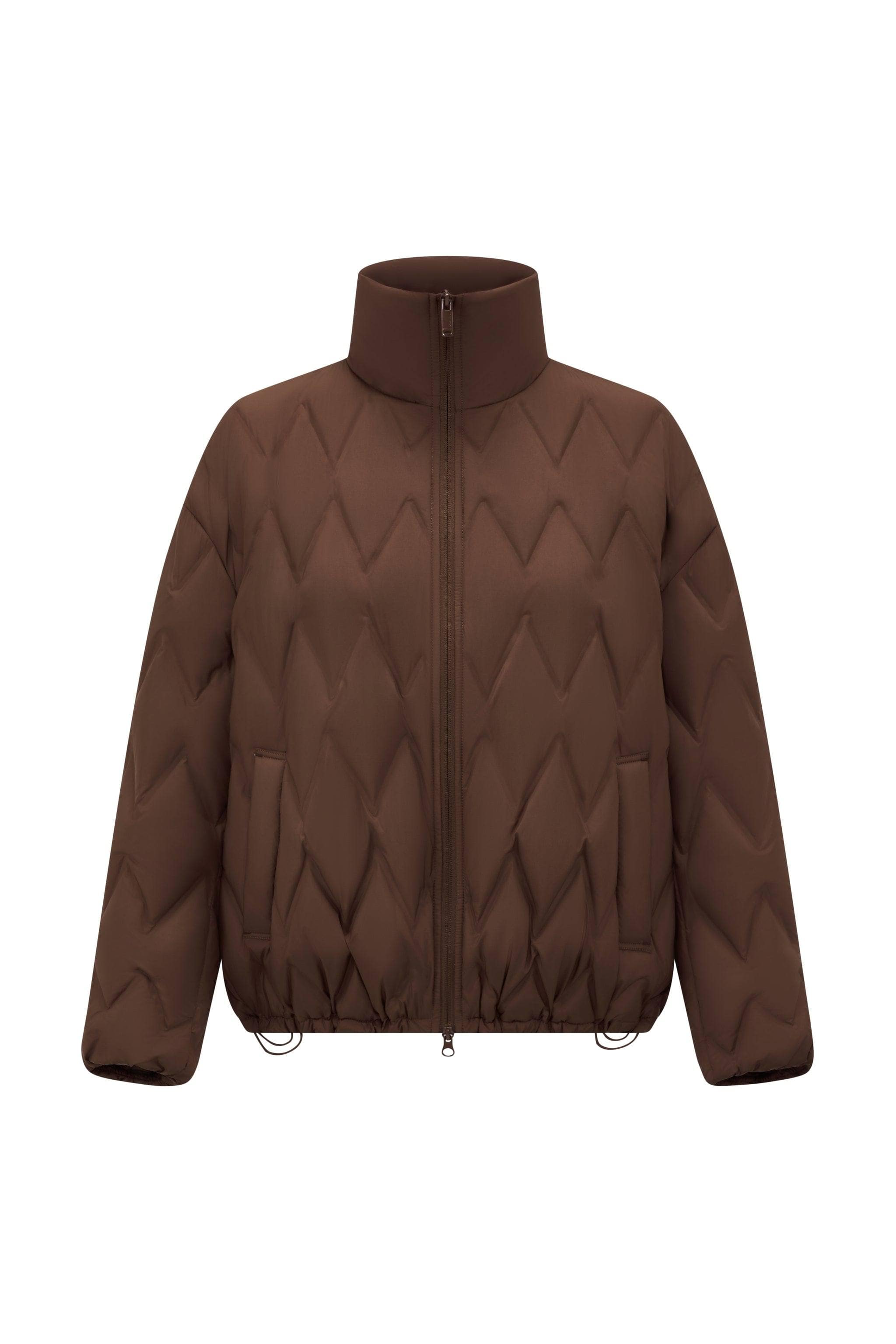 BOSIDENG 2025 Women's Standing Collar Bonded Quilting Down Jacket Jacket
