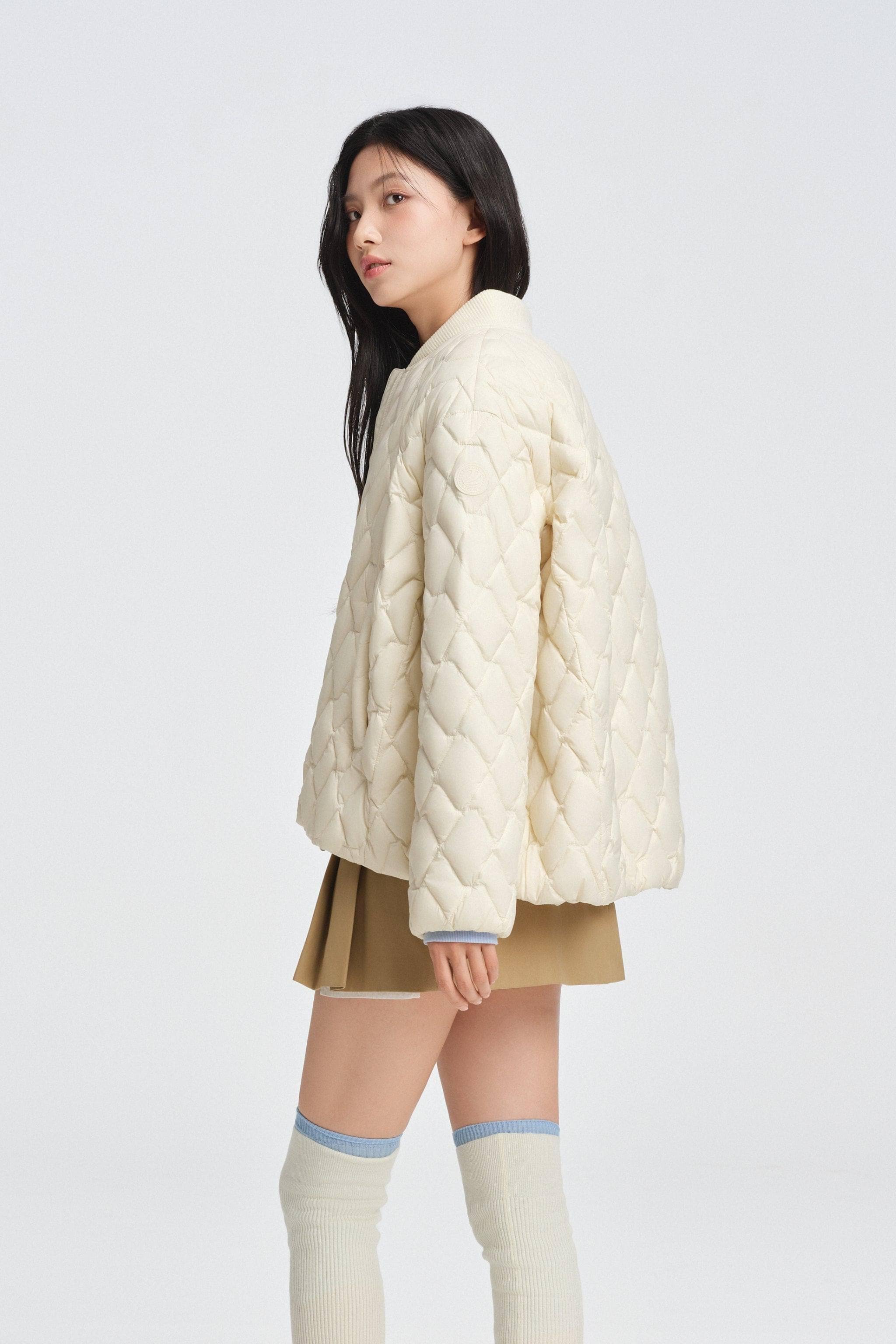 BOSIDENG 2025 Women's Varsity Down Jacket Jacket