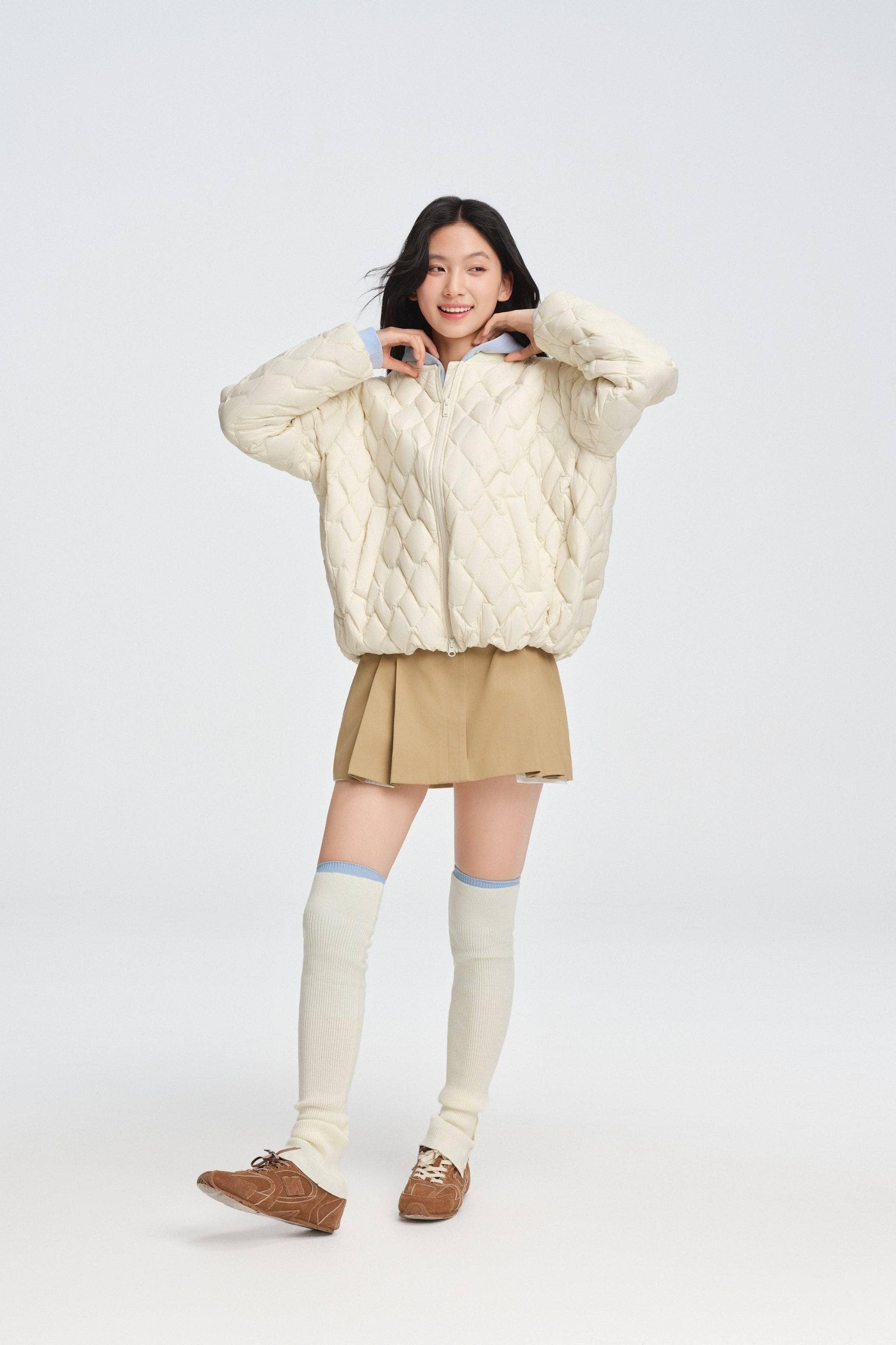 BOSIDENG 2025 Women's Varsity Down Jacket Jacket