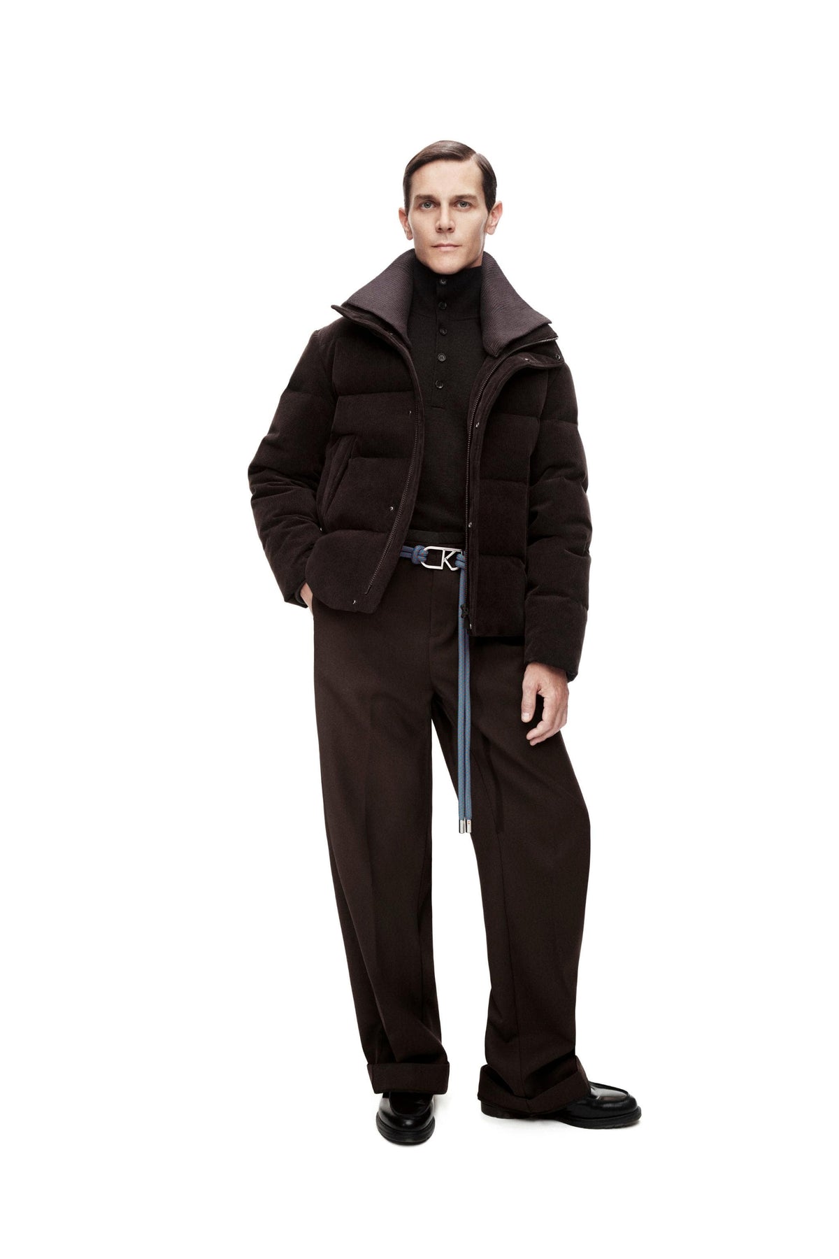 AREAL Men's Corduroy Goose Down Jacket 919A