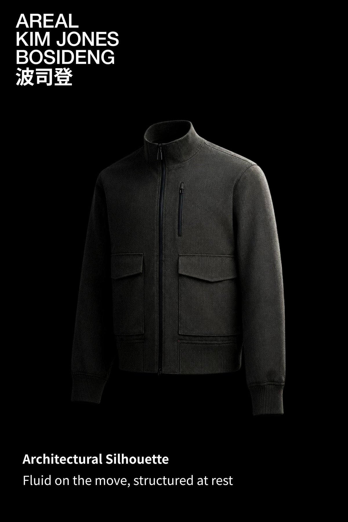 AREAL Men's Goose Down Bomber 901