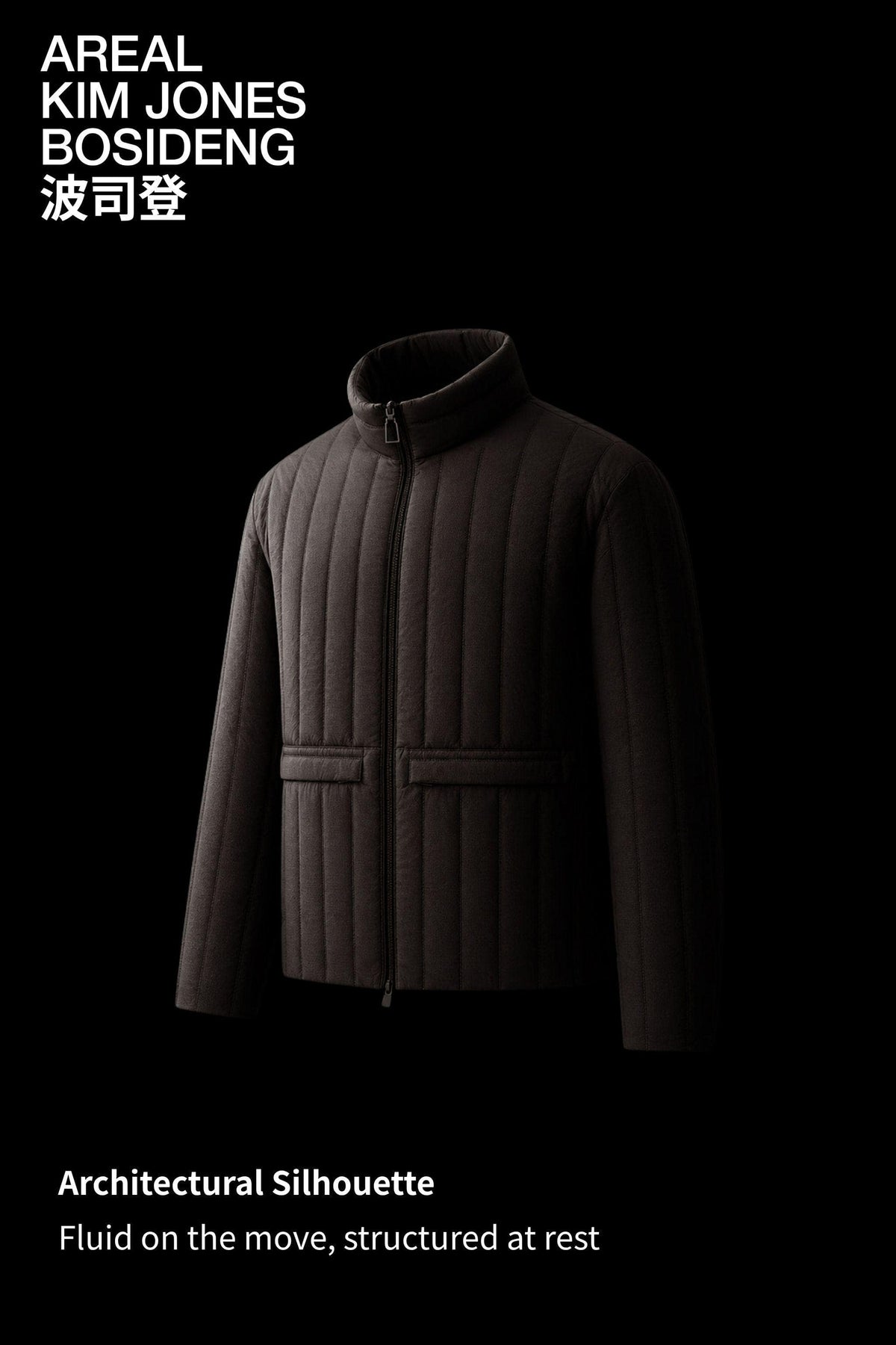 AREAL Men's Short Goose Down Jacket 911