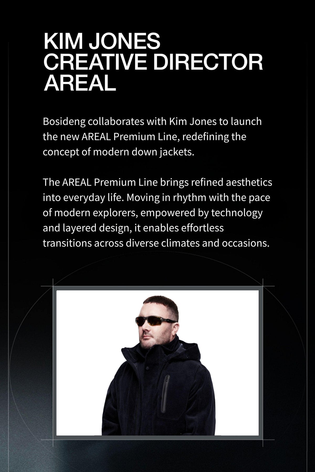 AREAL Men's Goose Down Bomber 901