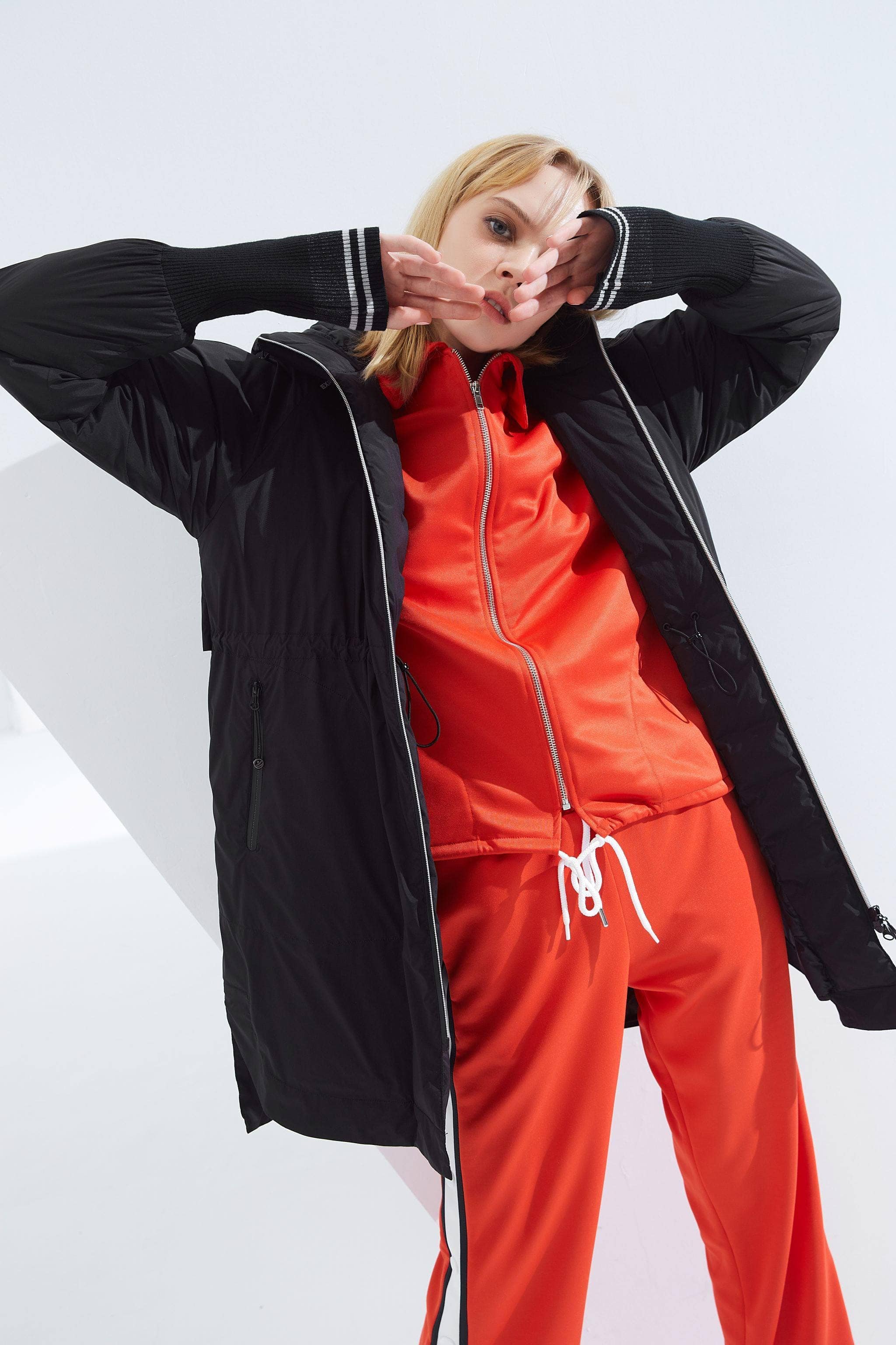 BOSIDENG Longline Hooded Down Jacket