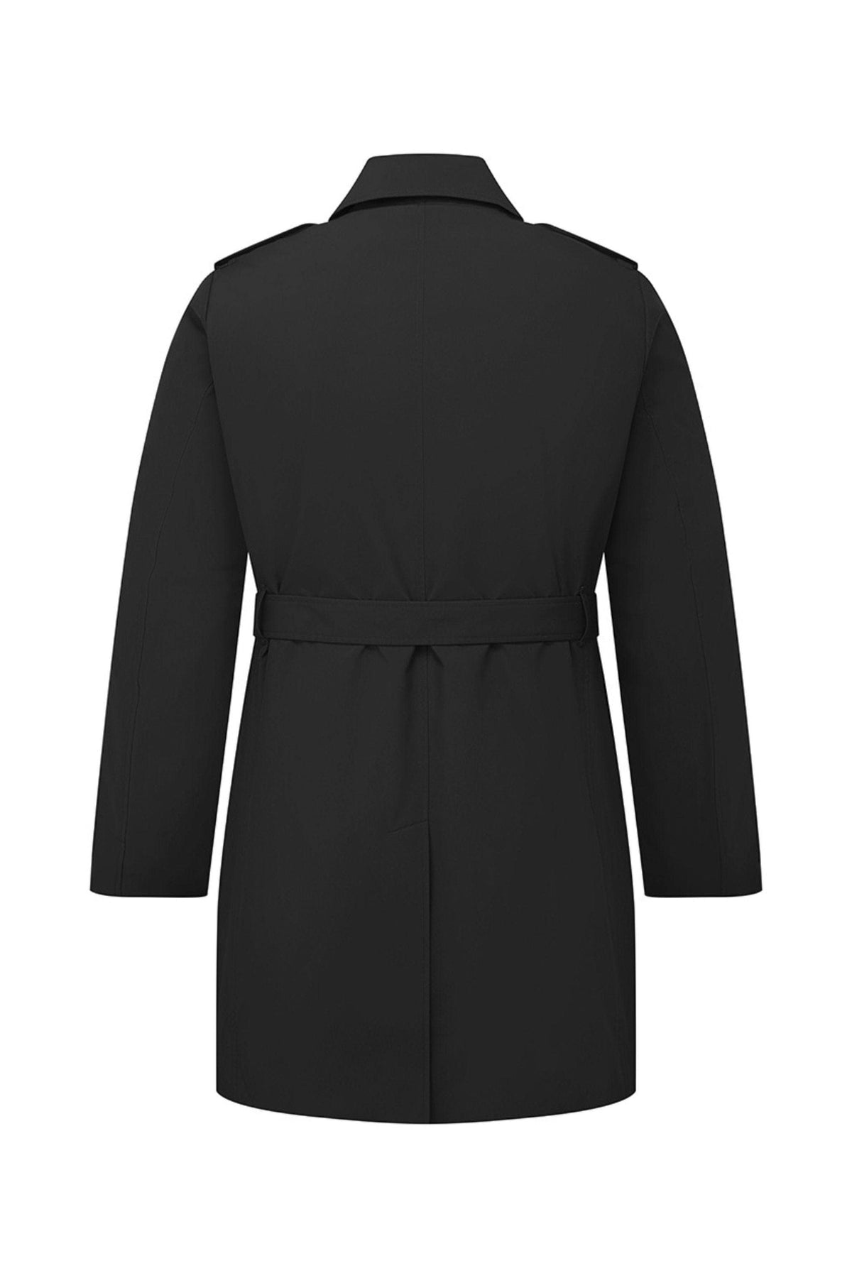 Men's Mid-Length Detachable Goose Down Trench 277
