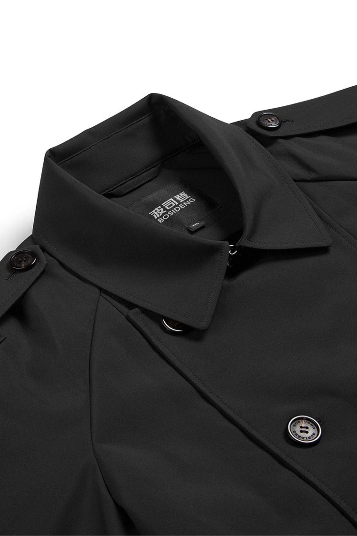 Men's Mid-Length Detachable Goose Down Trench 277