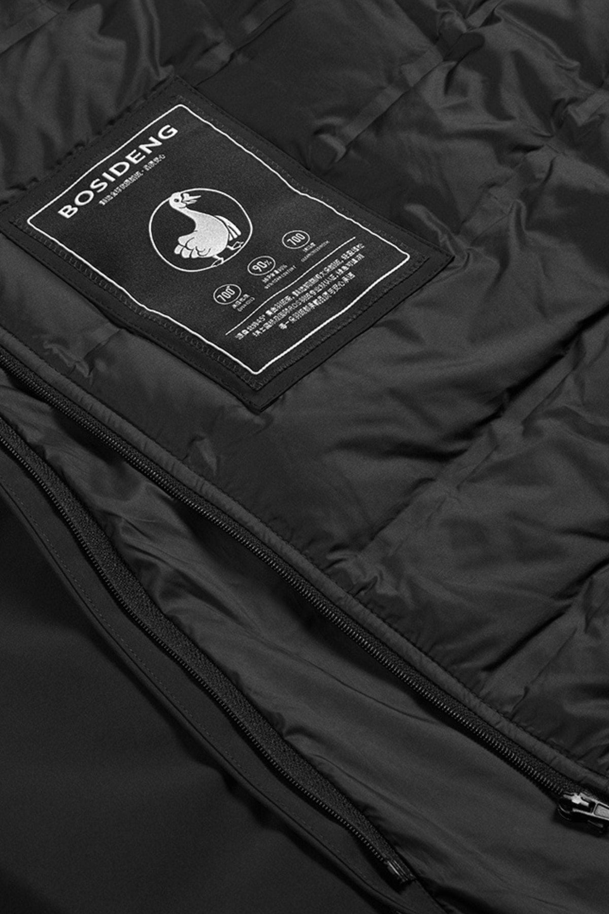 Men's Mid-Length Detachable Goose Down Trench 277