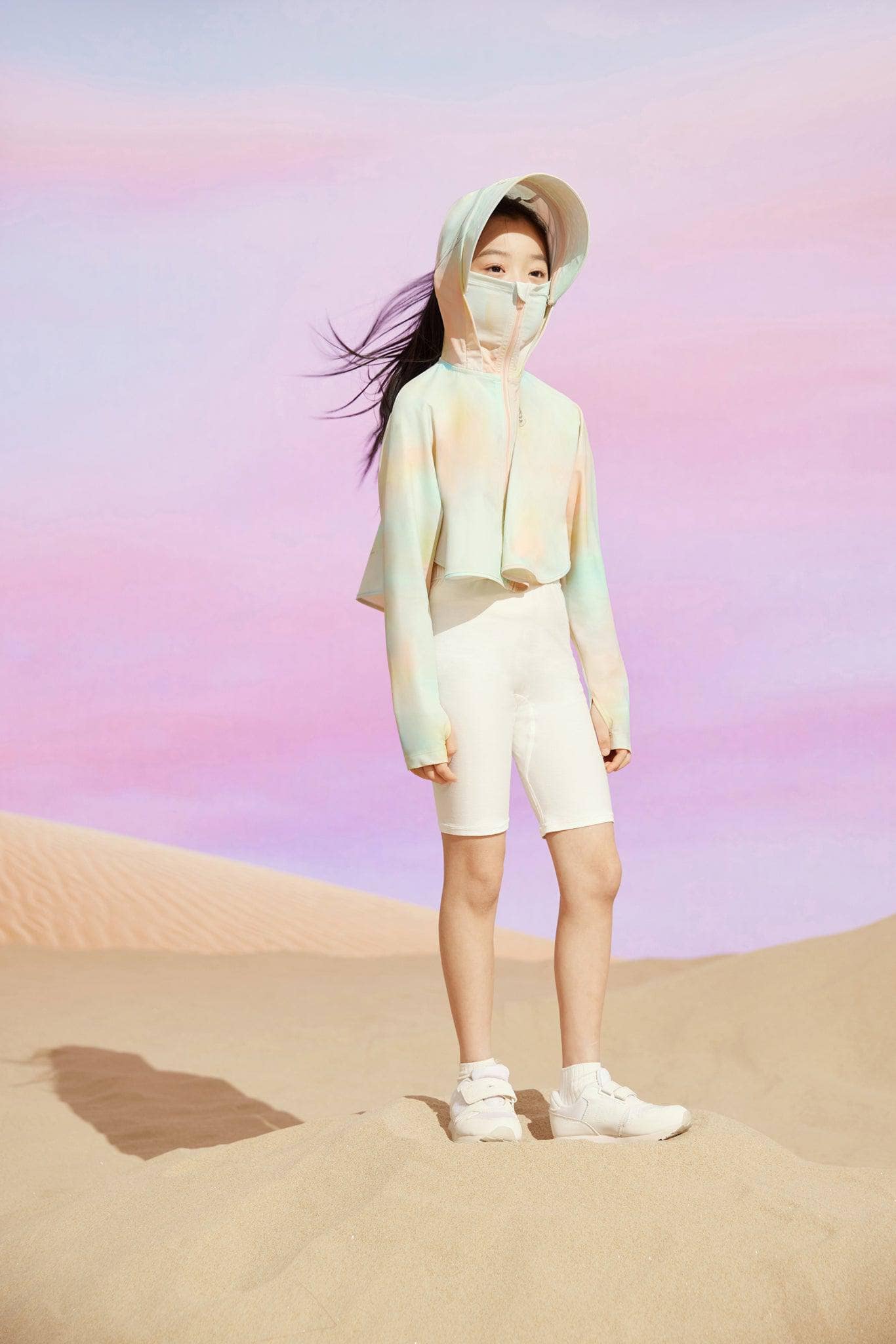 BOSIDENG SS23 Kid's Sun Protection Cropped Poncho Jacket