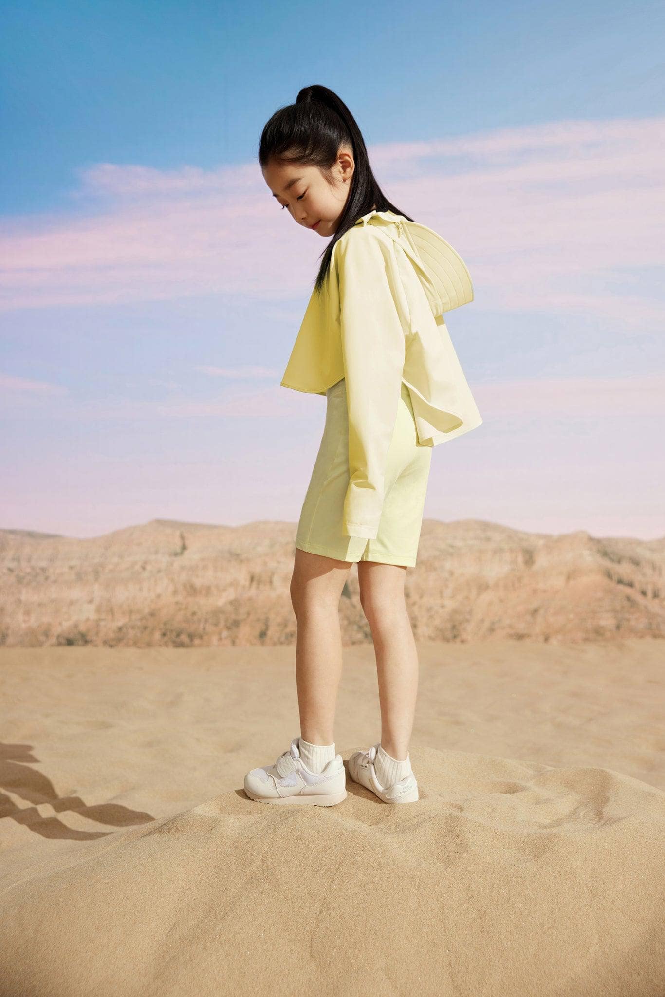 BOSIDENG SS23 Kid's Sun Protection Cropped Poncho Jacket