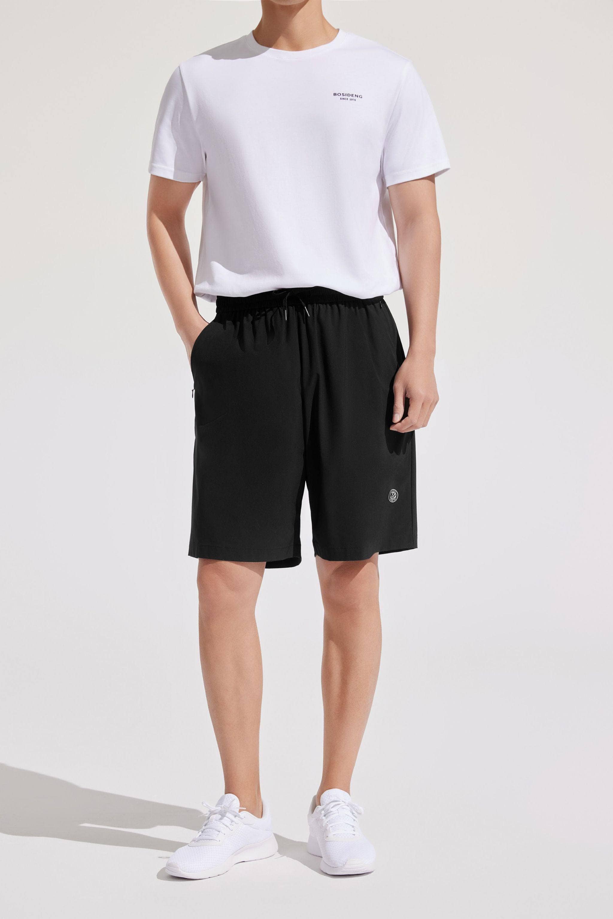 Sun Protection Shorts — Offers UPF 50+ for sun protection, combating skin damage and ageing in Black, sizes S–XXL; UPF 50+