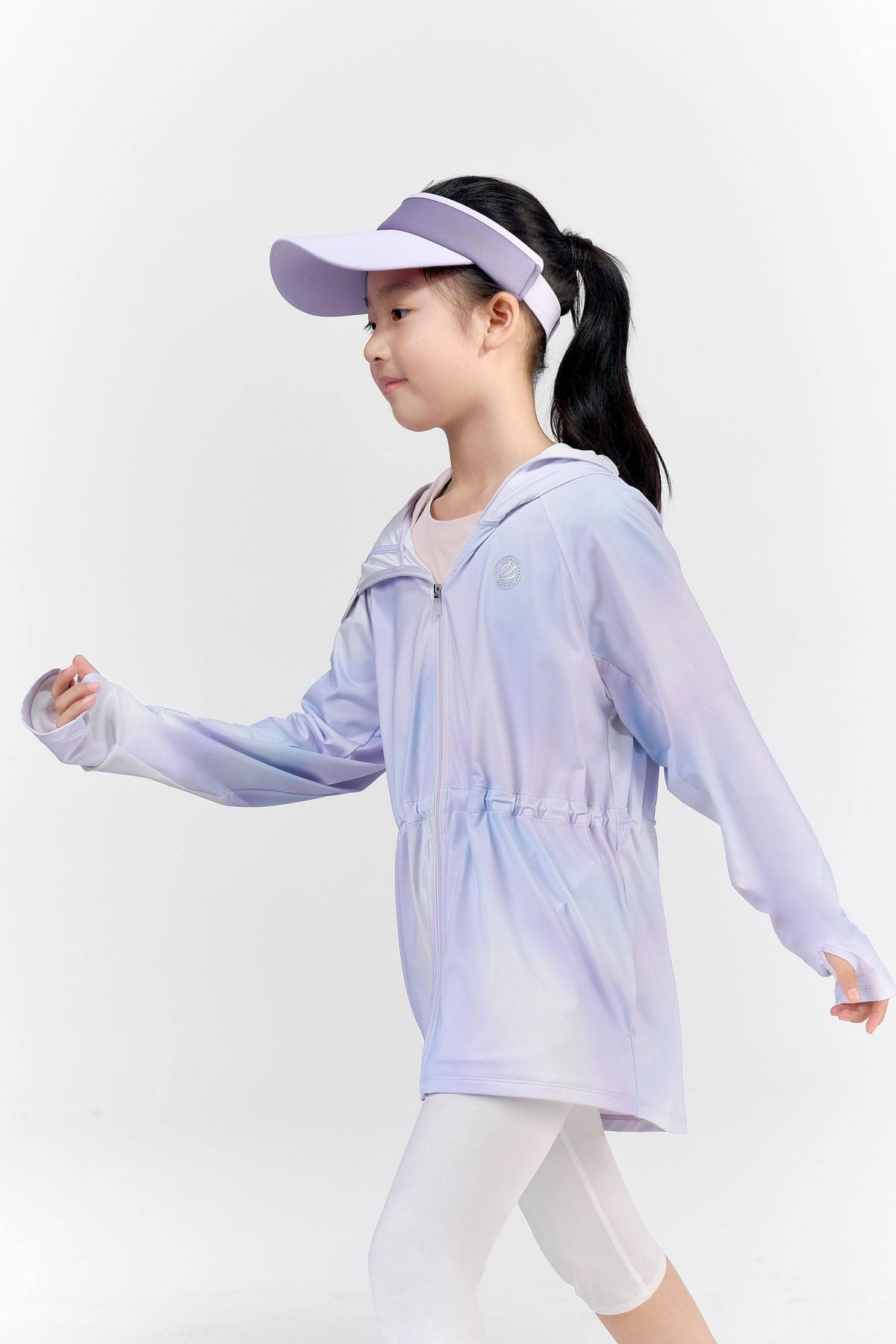 Girls UPF Protection Jacket with Drawstring