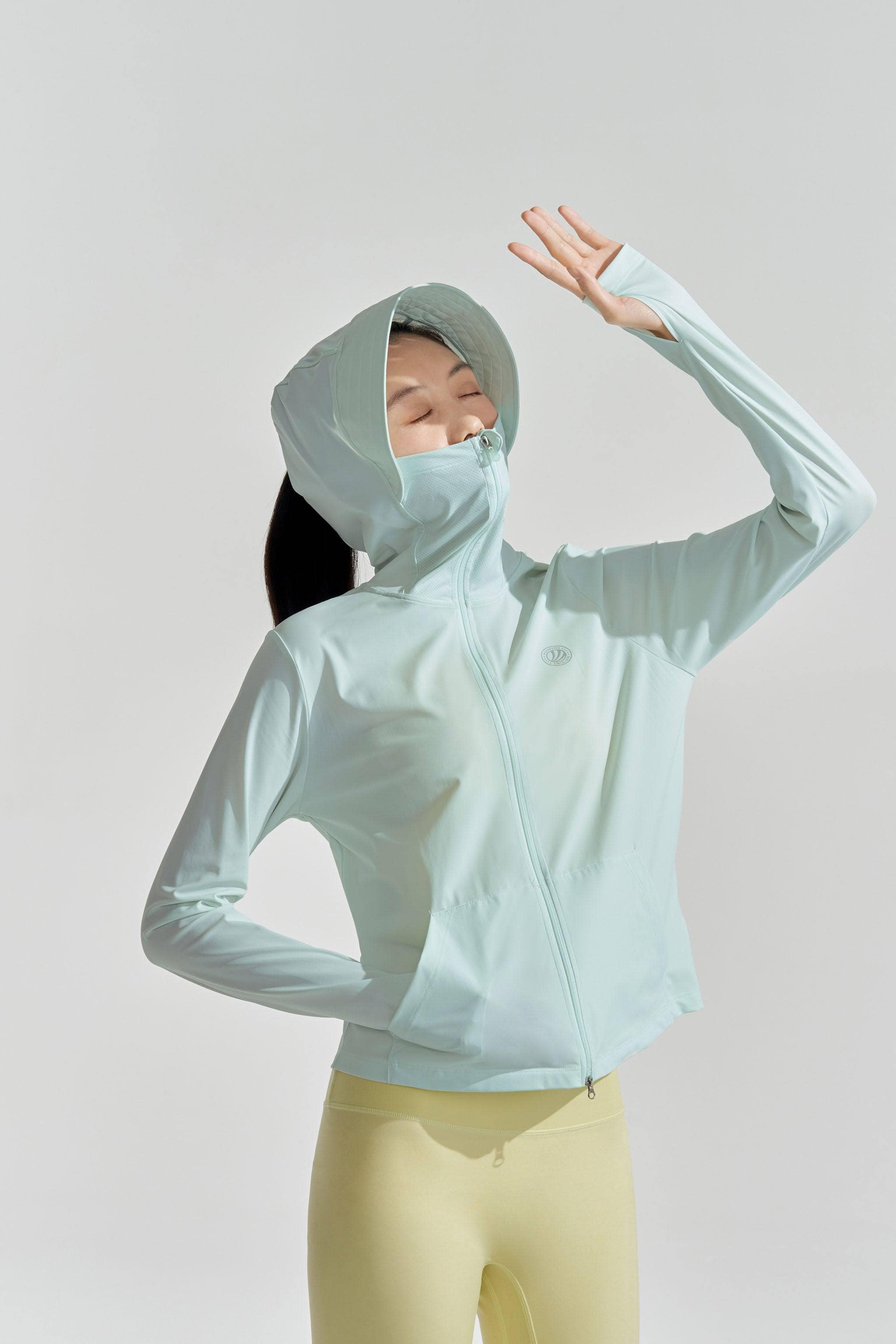 BOSIDENG SS24 Women's UPF Protection Jacket 5144 Jacket 4 / Grey Green