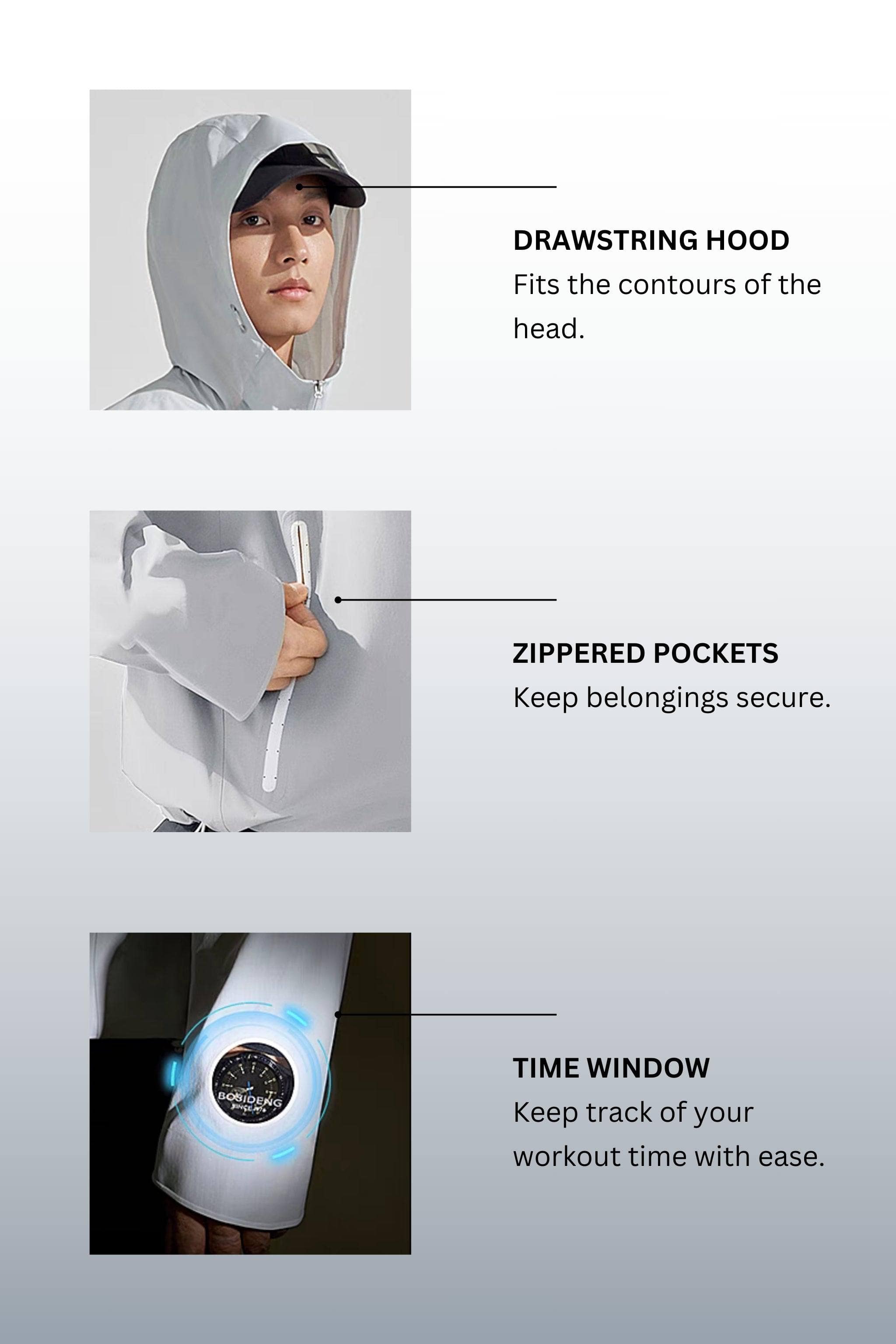 BOSIDENG SS24 Men's Hi-Tech UPF Jacket 2127 Jacket