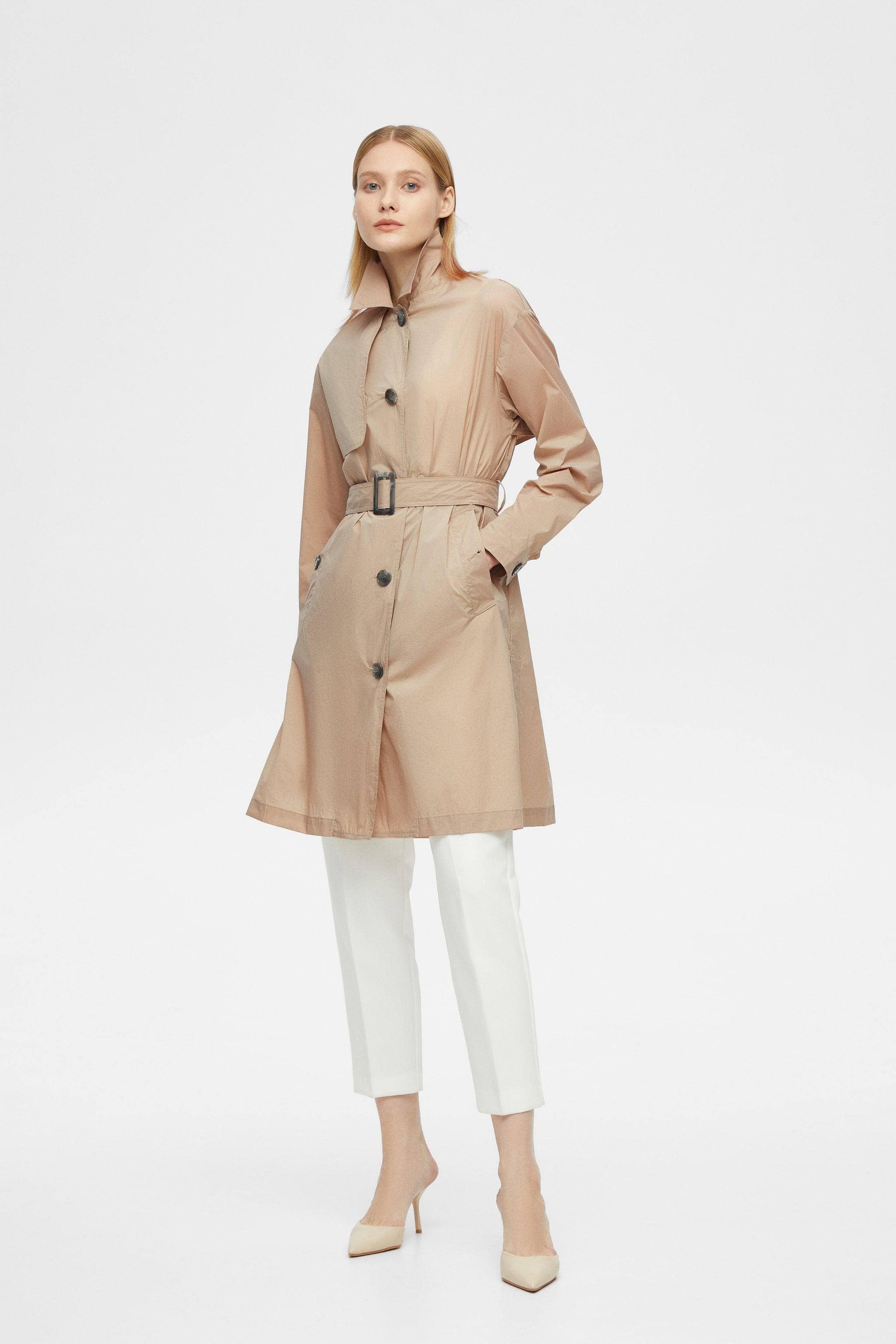 BOSIDENG SS24 Women's UPF Single Breasted Trench 152