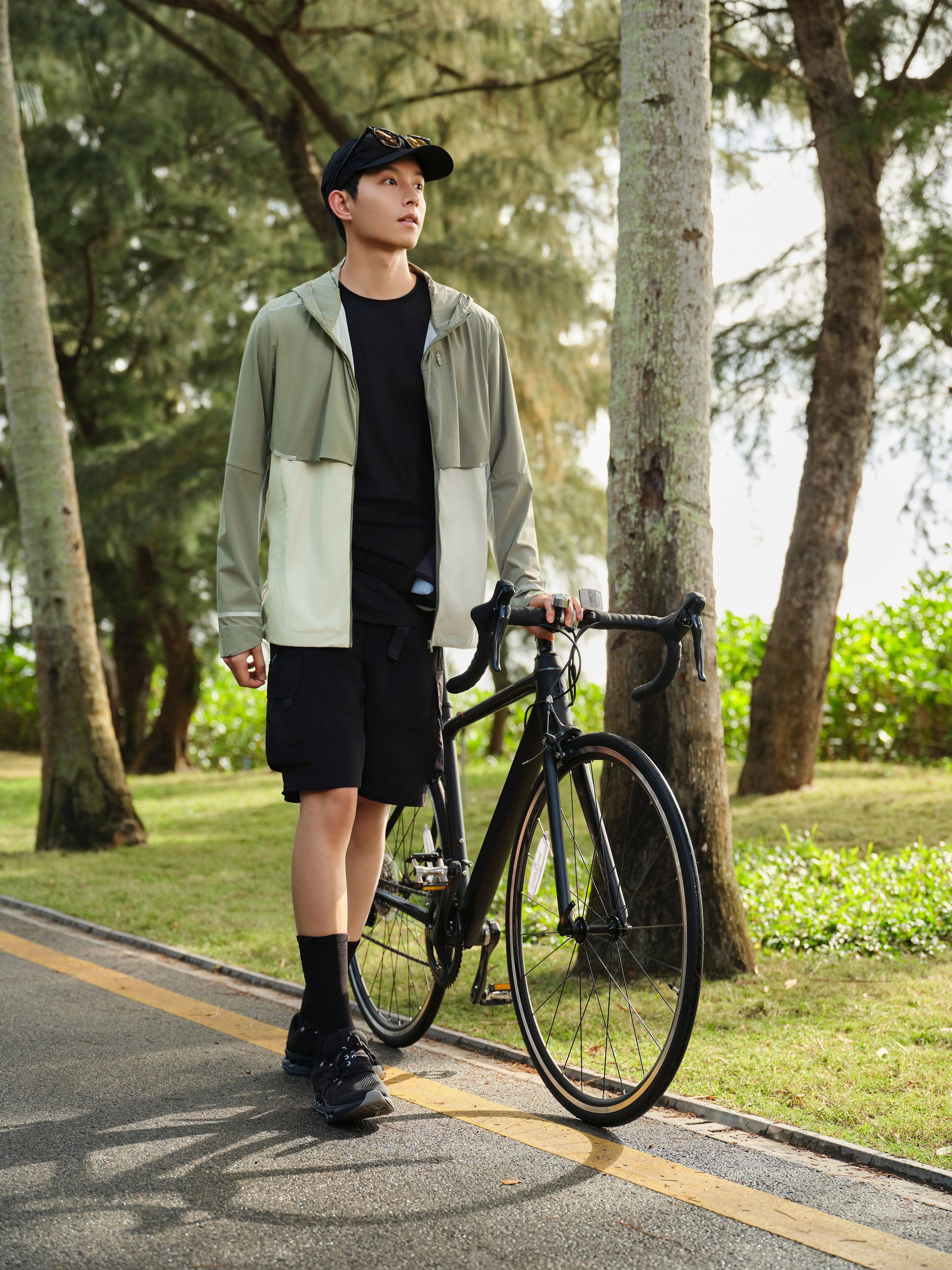 BOSIDENG SS24 Men's Urban Elite Two-tone Summer Jacket Jacket XS / Teal