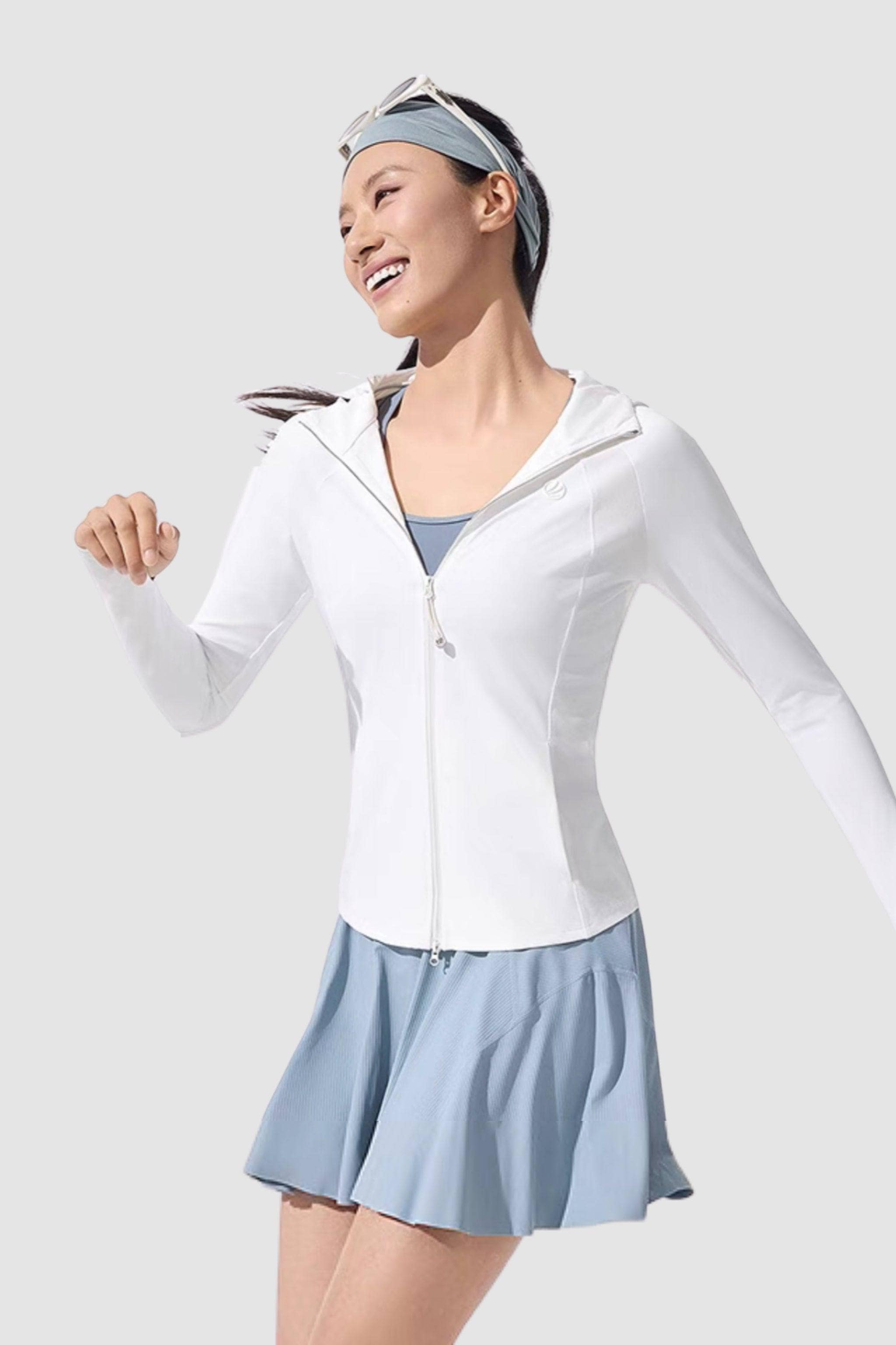 BOSIDENG SS25 Women's Summer Sports Jacket 3158 Jackets 4 / Off White