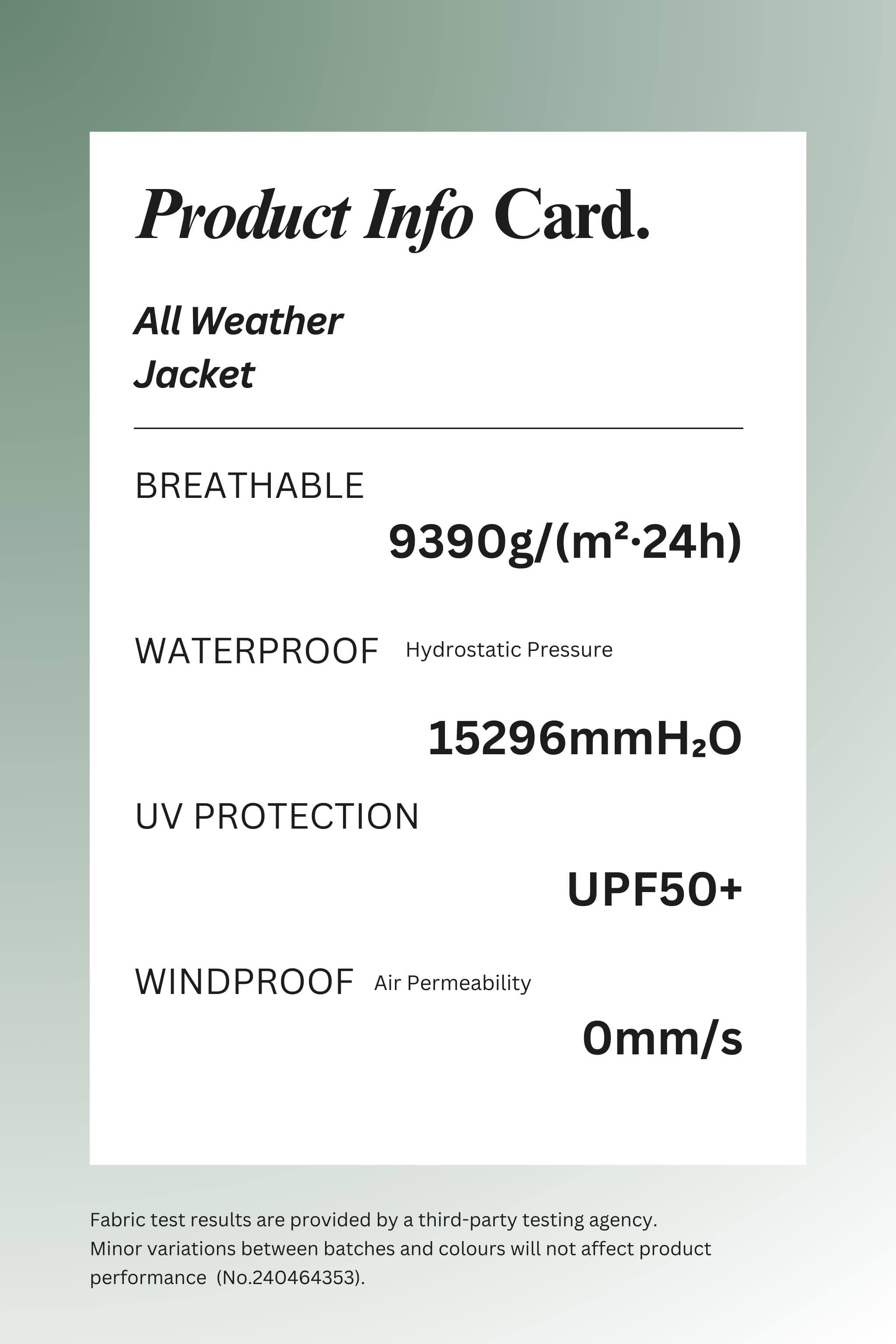 BOSIDENG SS25 Men's All Weather Jacket 2091 Coats & Jackets