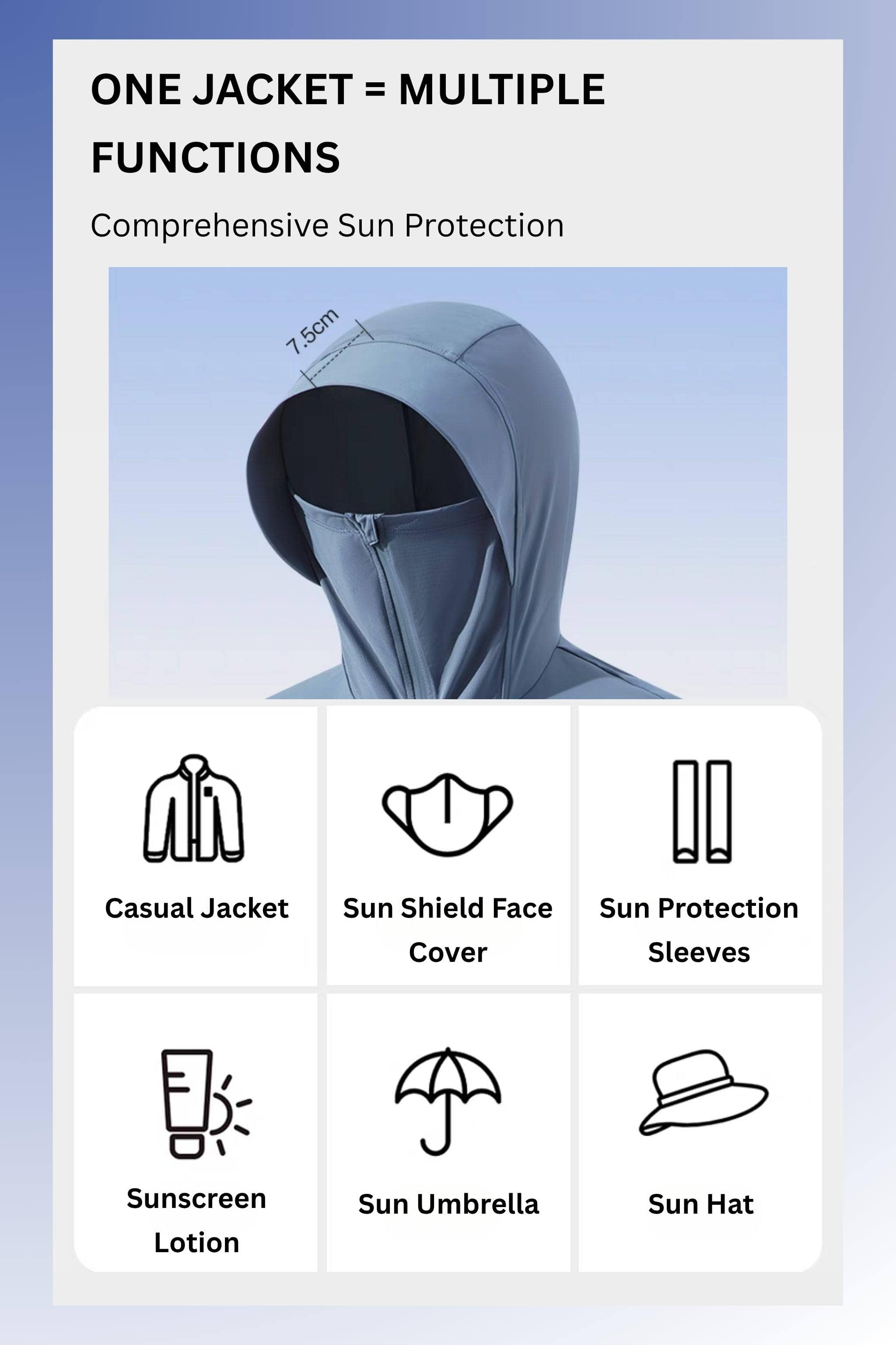 BOSIDENG SS25 Men's UPF Protection Jacket 5113 Coats & Jackets