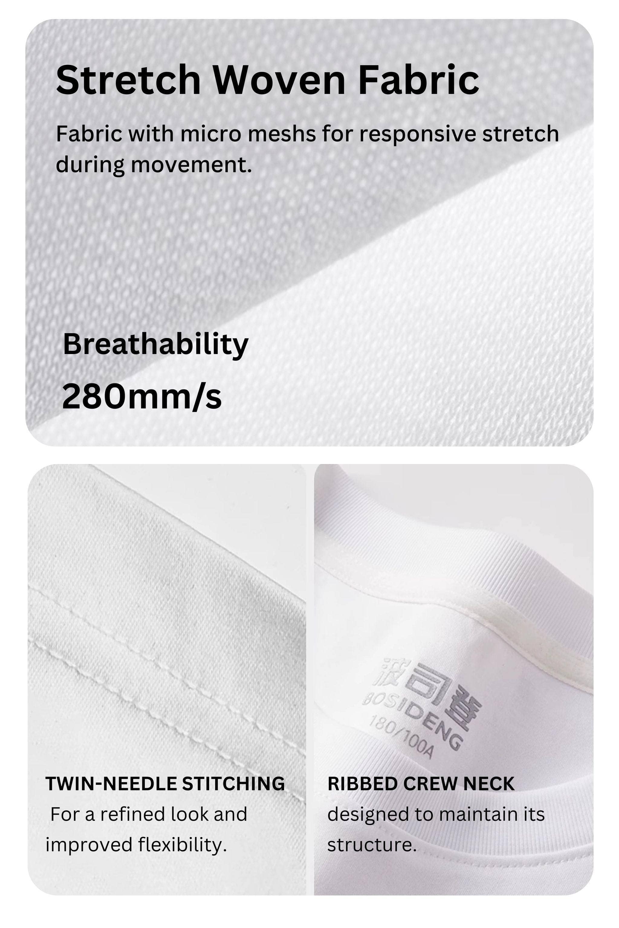 BOSIDENG SS25 Men's Urban Elite Summer Top 2107 Top