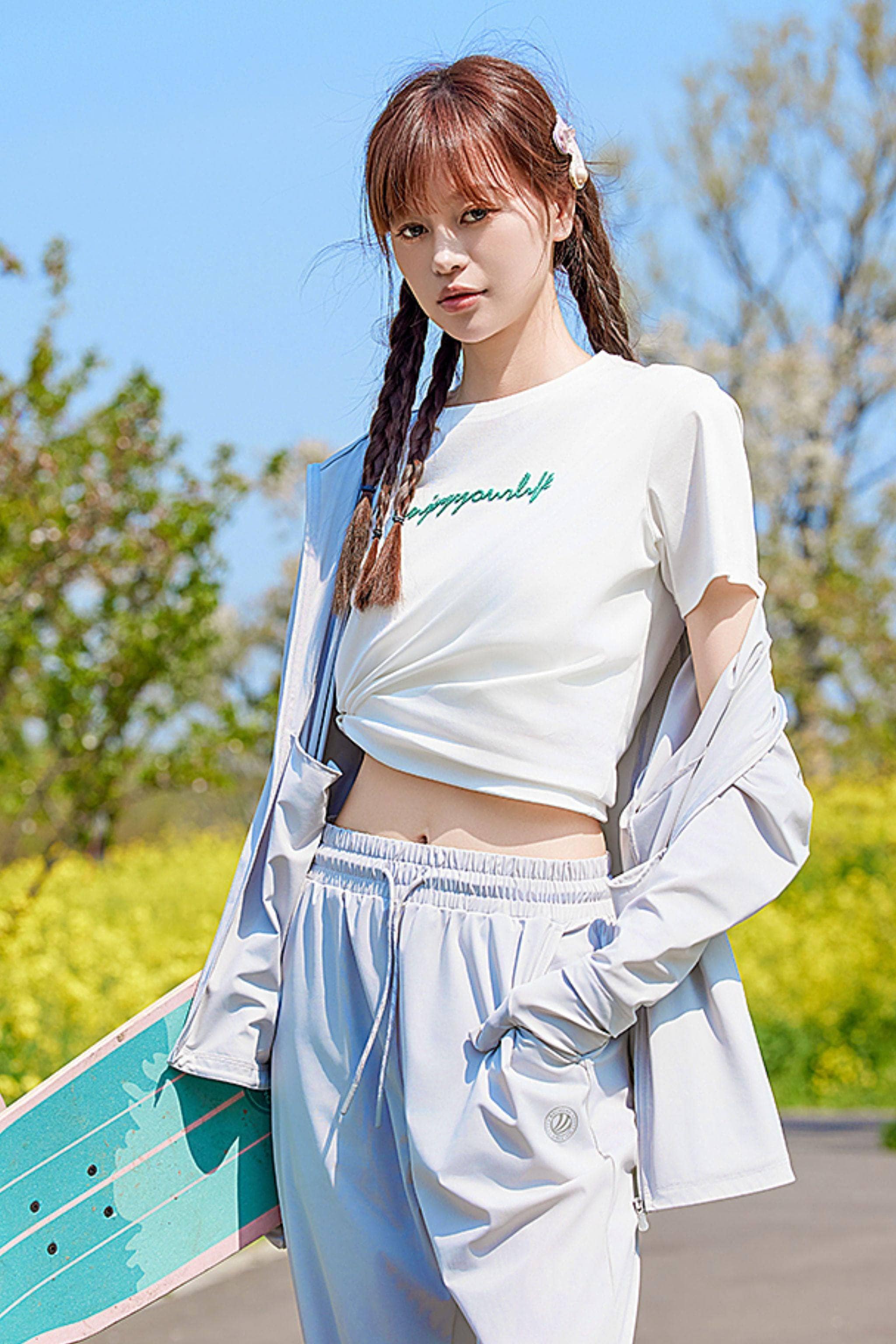 BOSIDENG SS25 Women's Summer Short Sleeve Top 5108 Top