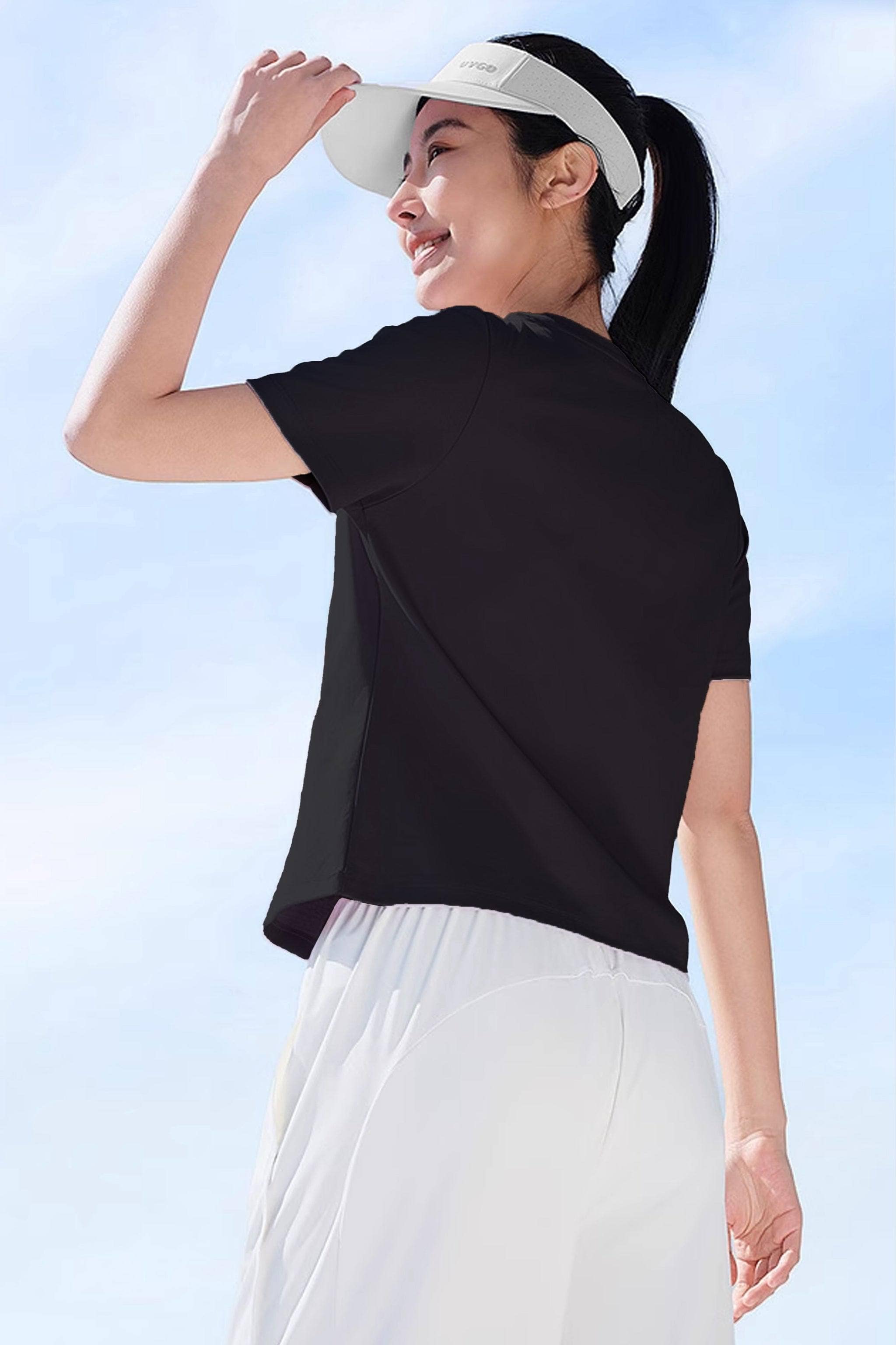 BOSIDENG SS25 Women's Summer Short Sleeve Top 5108H Top