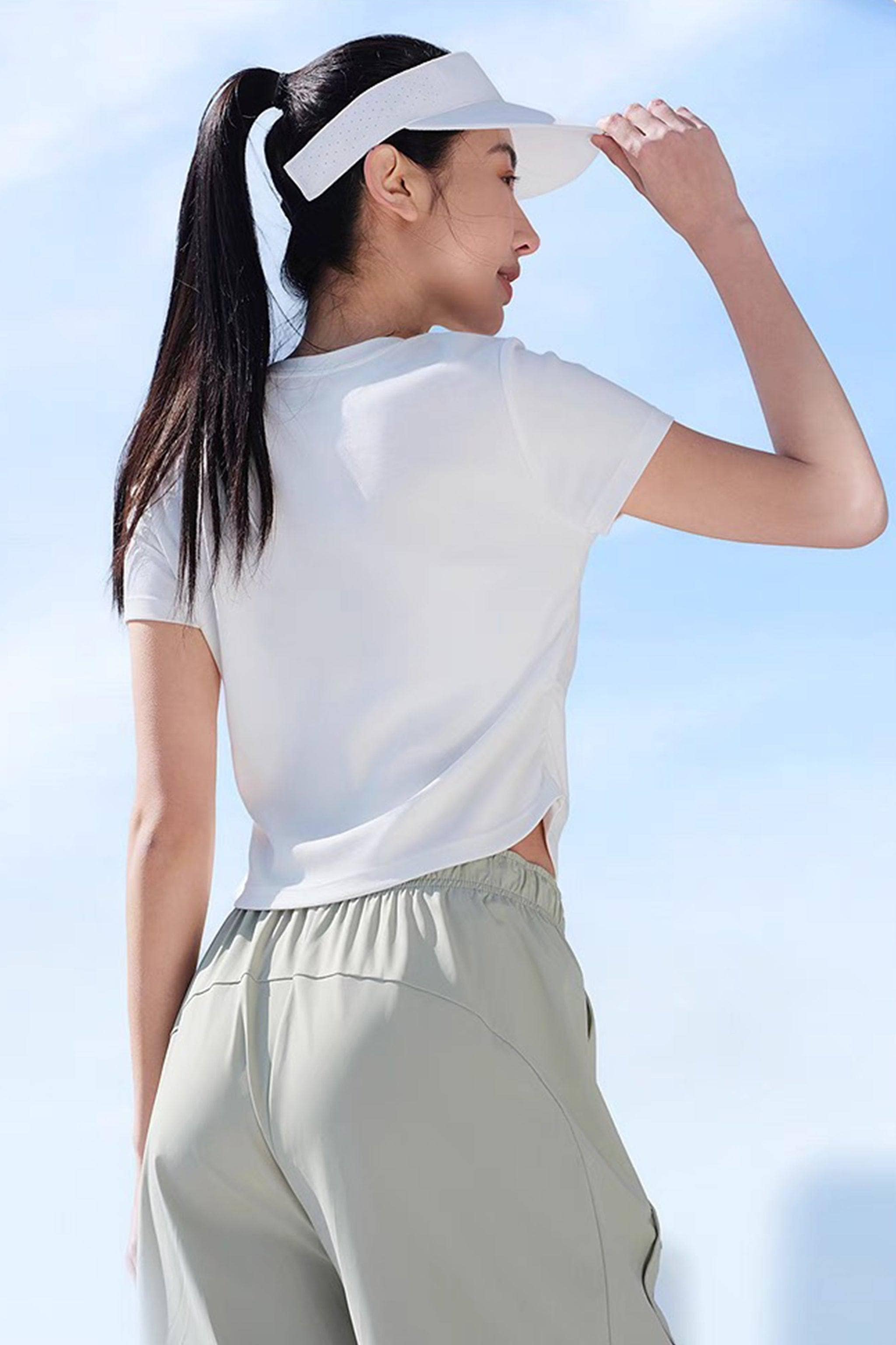 BOSIDENG SS25 Women's Summer Short Sleeve Top 5108H Top