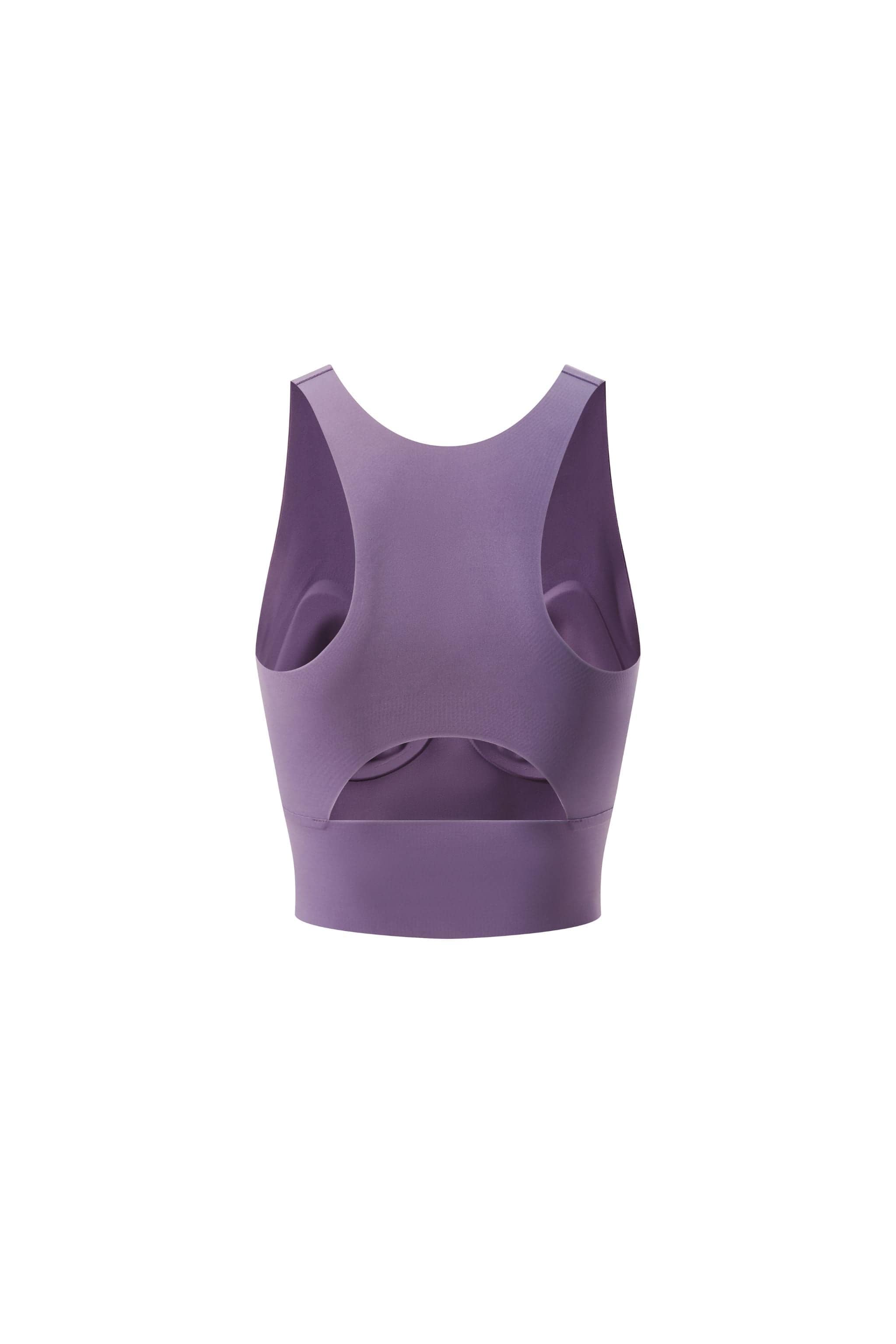 Women's Summer Sports Cropped Vest 3194 — built-in-bra sports cami features breathable 3D padding for shock absorption — view 5