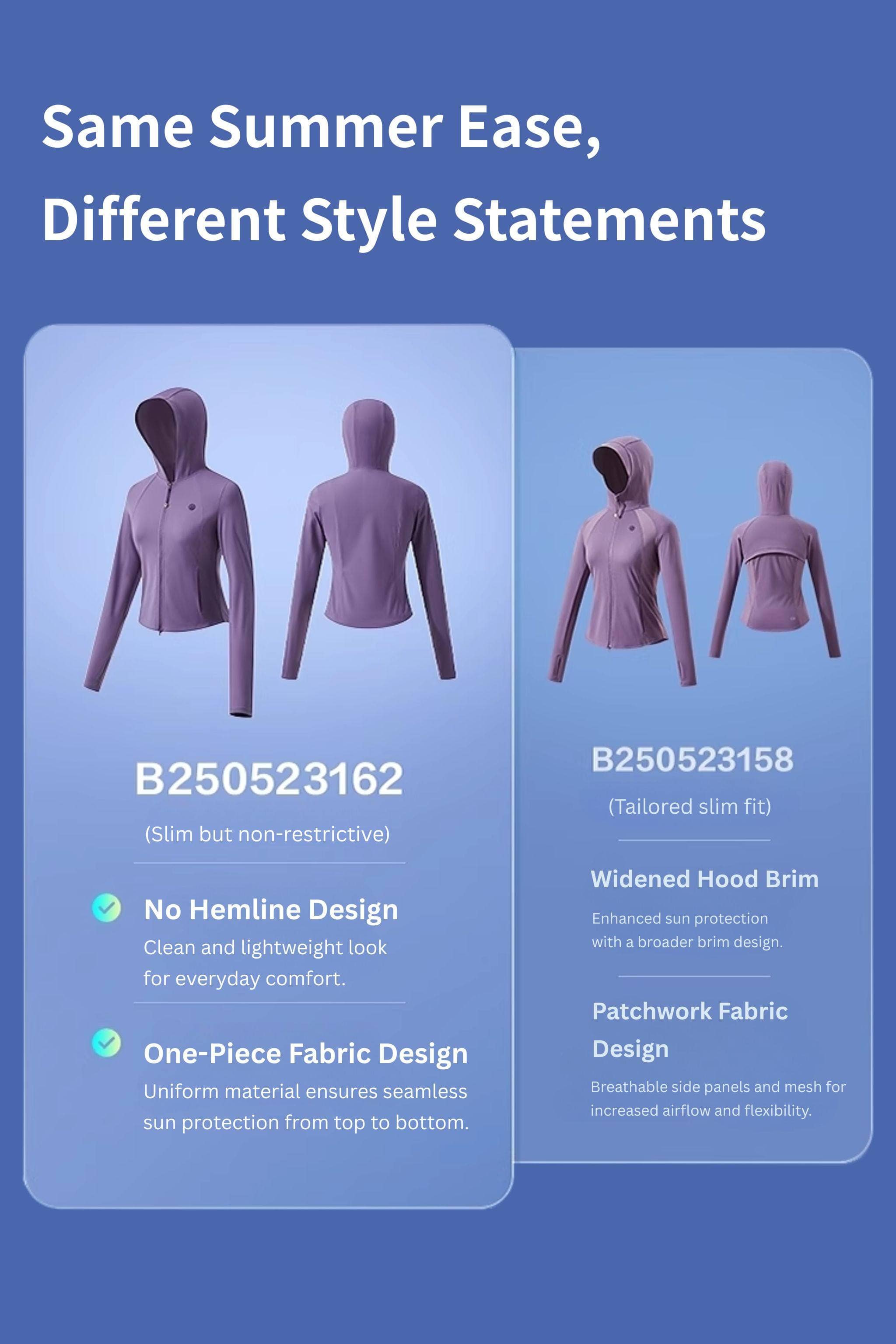 BOSIDENG SS25 Women's Summer Sports Jacket 3162 Jackets