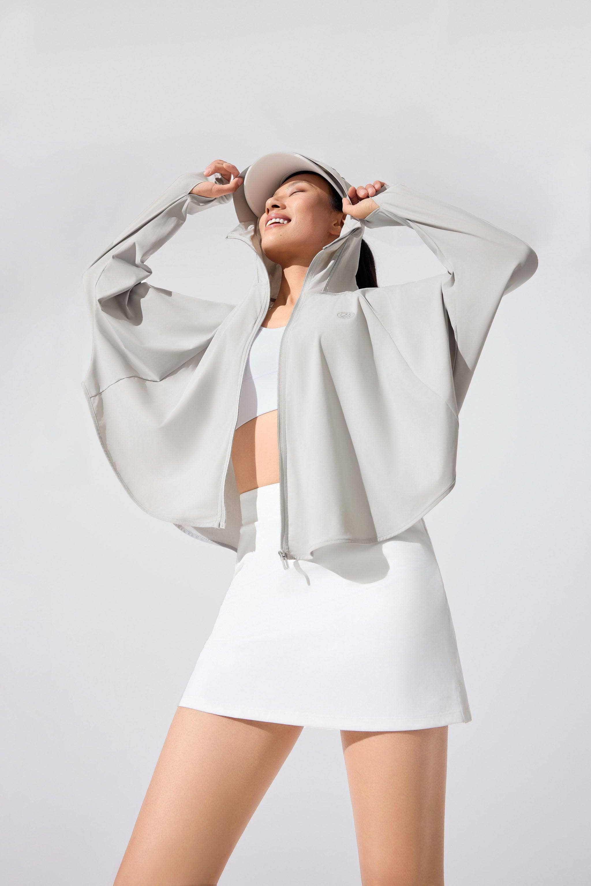 BOSIDENG SS25 Women's UPF Protection Poncho Jacket 5128