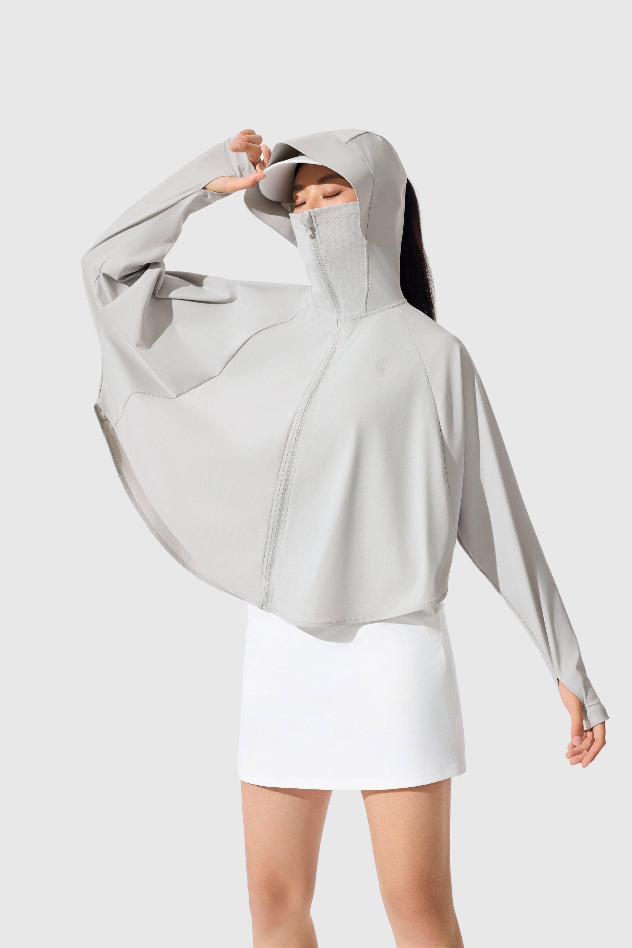 BOSIDENG SS25 Women's UPF Protection Poncho Jacket 5128