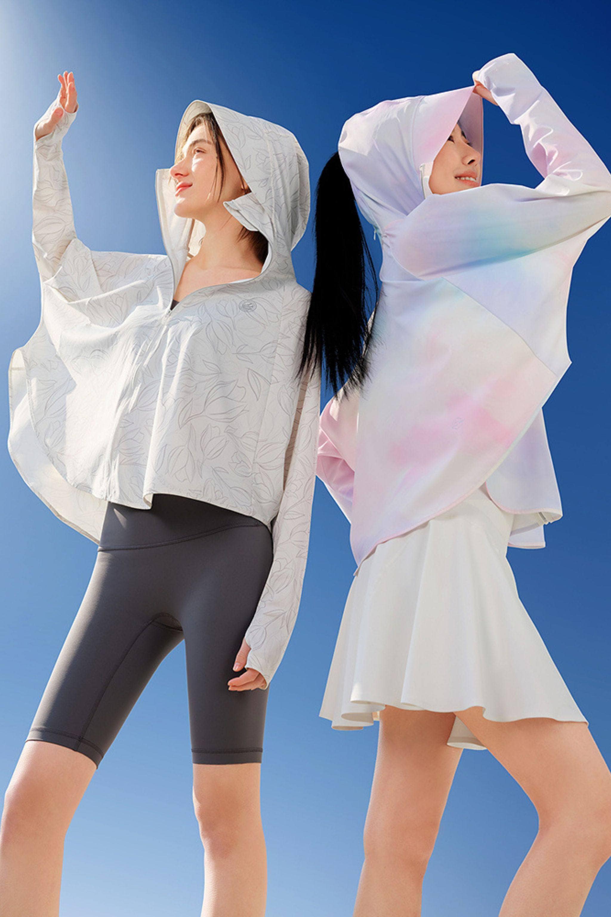 BOSIDENG SS25 Women's UPF Protection Poncho Jacket 5128