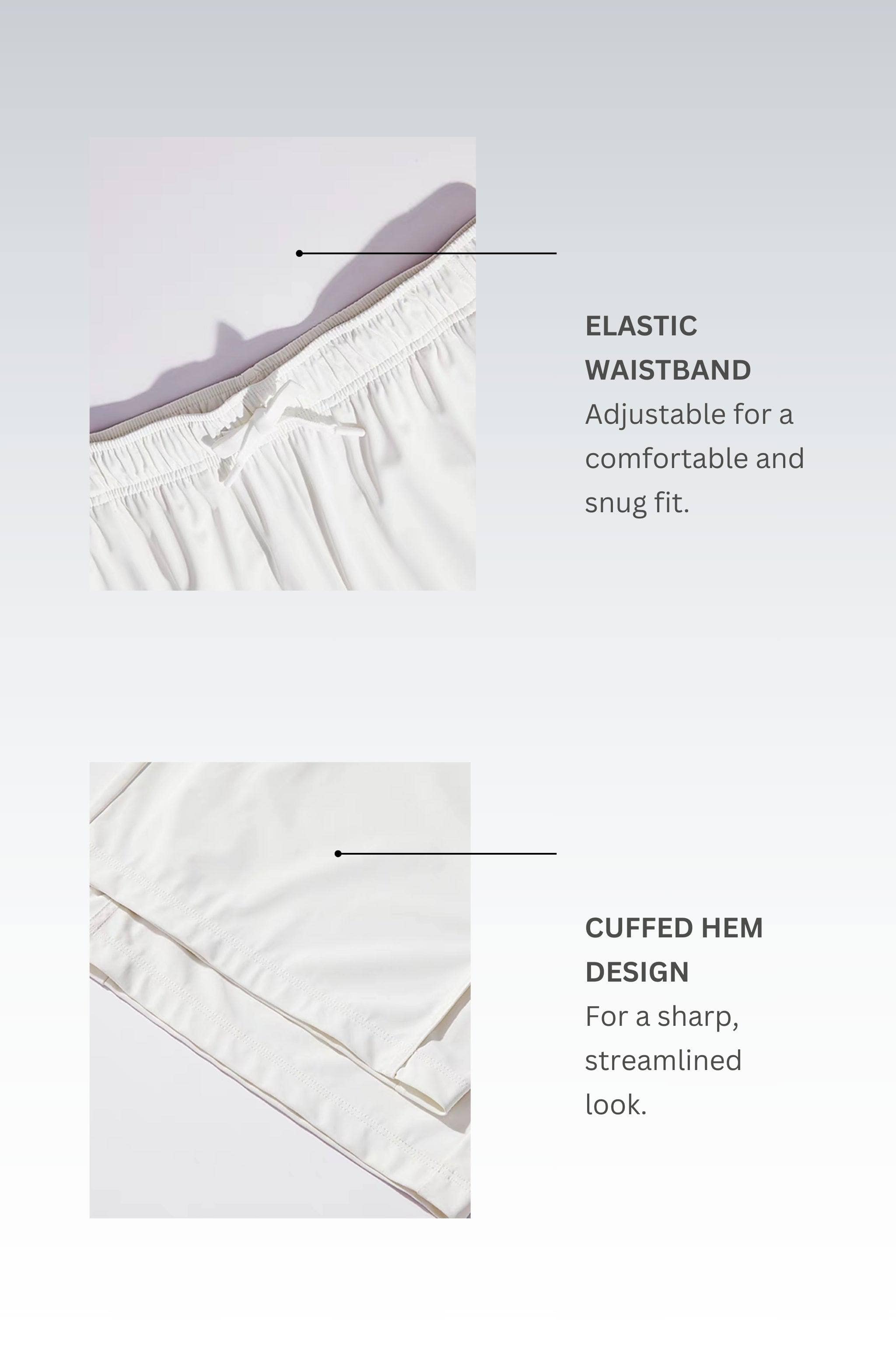 Women's Wide Leg Trousers 808 — trousers keep the wearer cool and present a refined silhouette for both daily wear — view 3