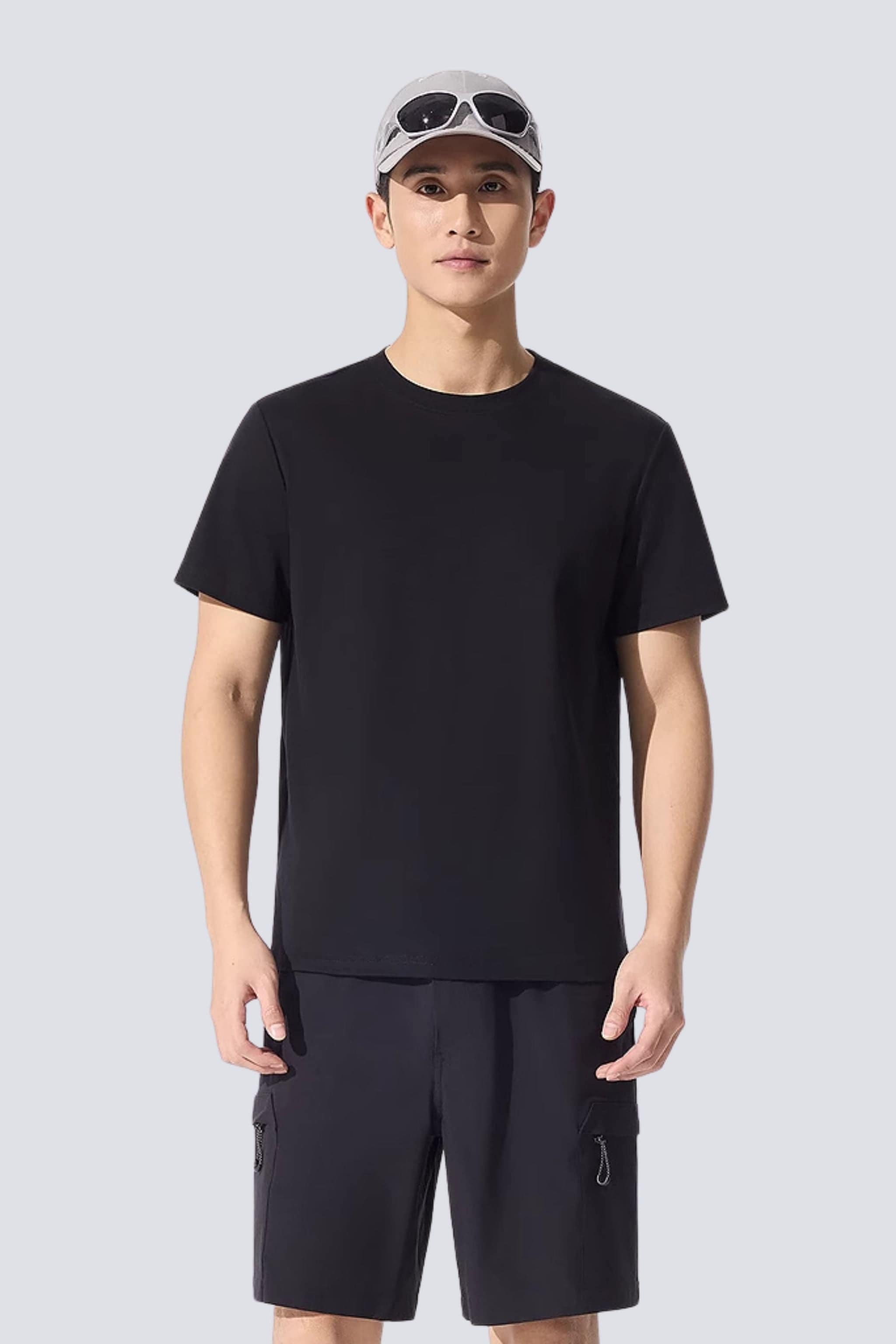 BOSIDENG SS25 Men's Urban Elite Summer Top 2107 Top XS / Black
