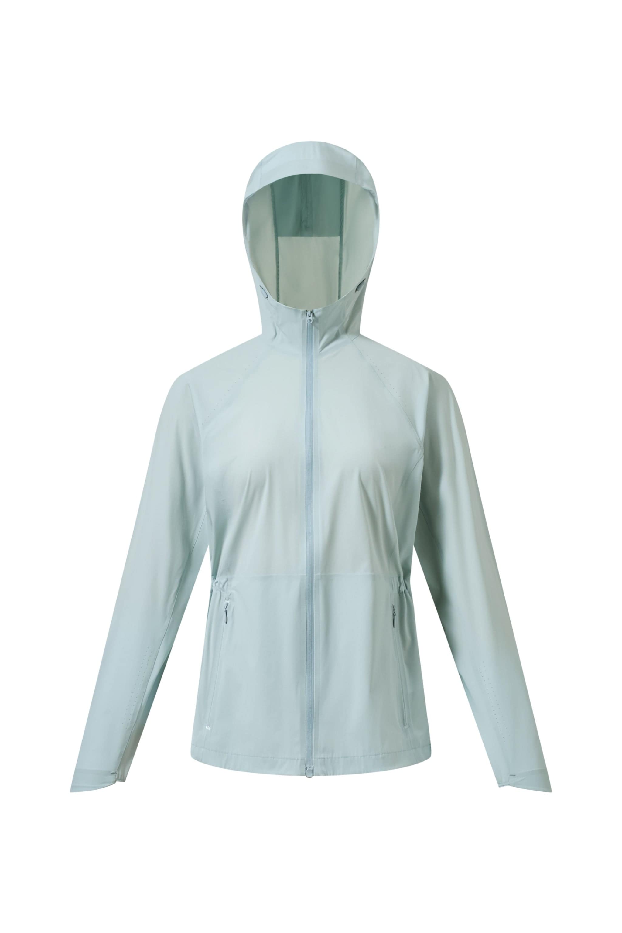 Urban Outdoor Women's Jacket 392 — women's jacket delivers reliable sun protection in a lightweight in Grey Glaze Green, sizes 4–14; water-resistant, UPF 100+