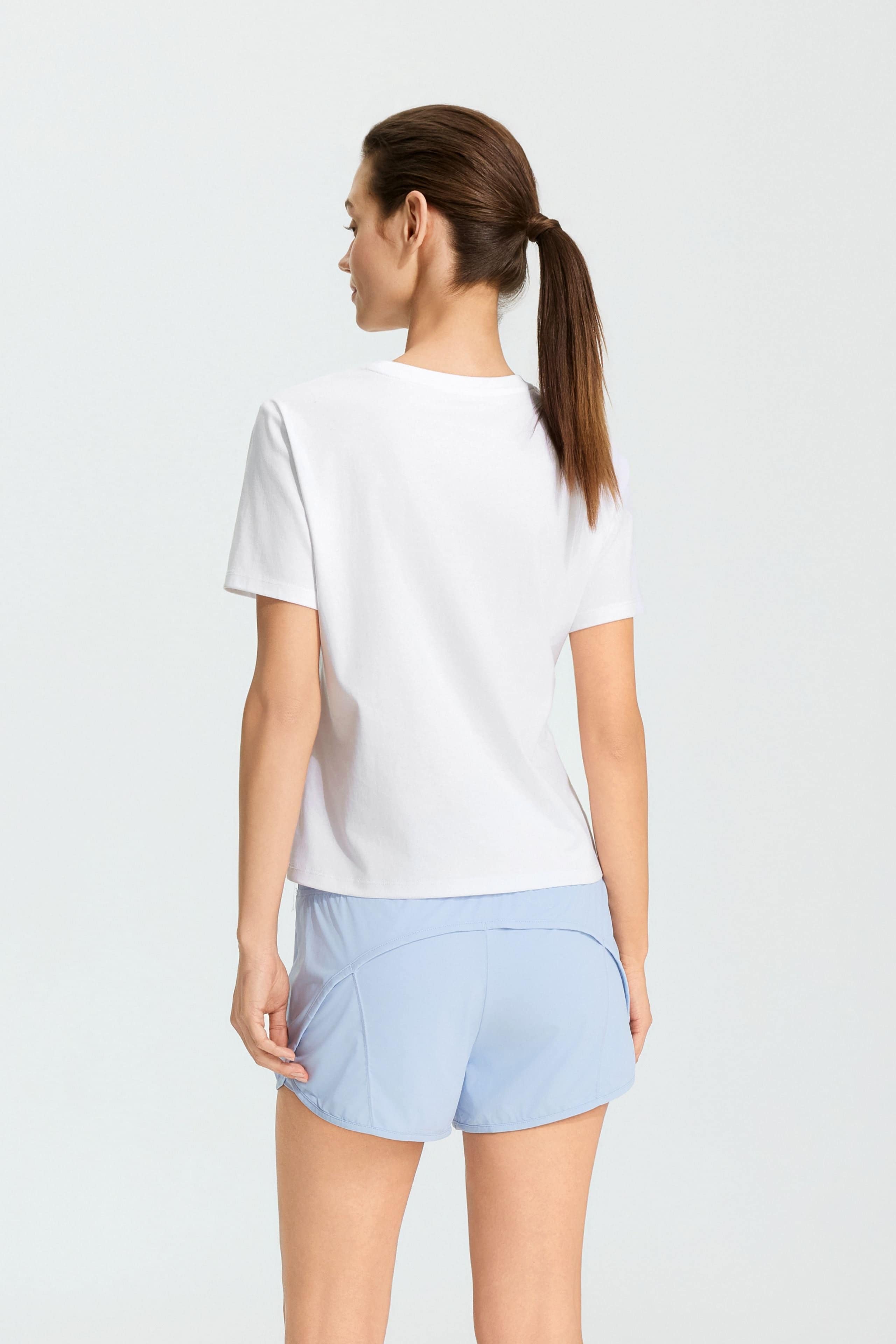 Women's Short Sleeved T-shirt 108 — T-shirt combines cooling breathability with a shape-retaining silhouette — view 2