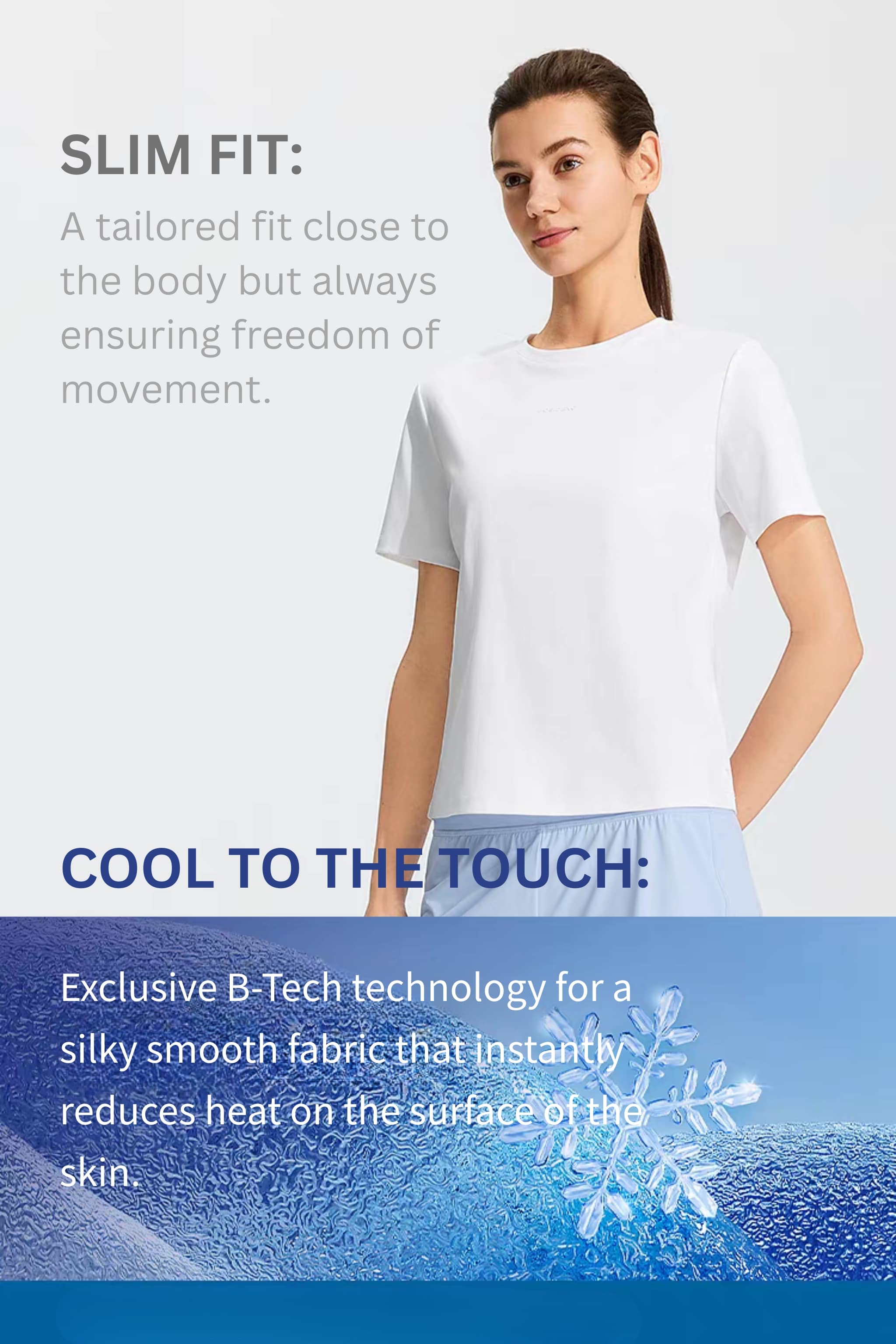 Women's Short Sleeved T-shirt 108 — T-shirt combines cooling breathability with a shape-retaining silhouette — view 6