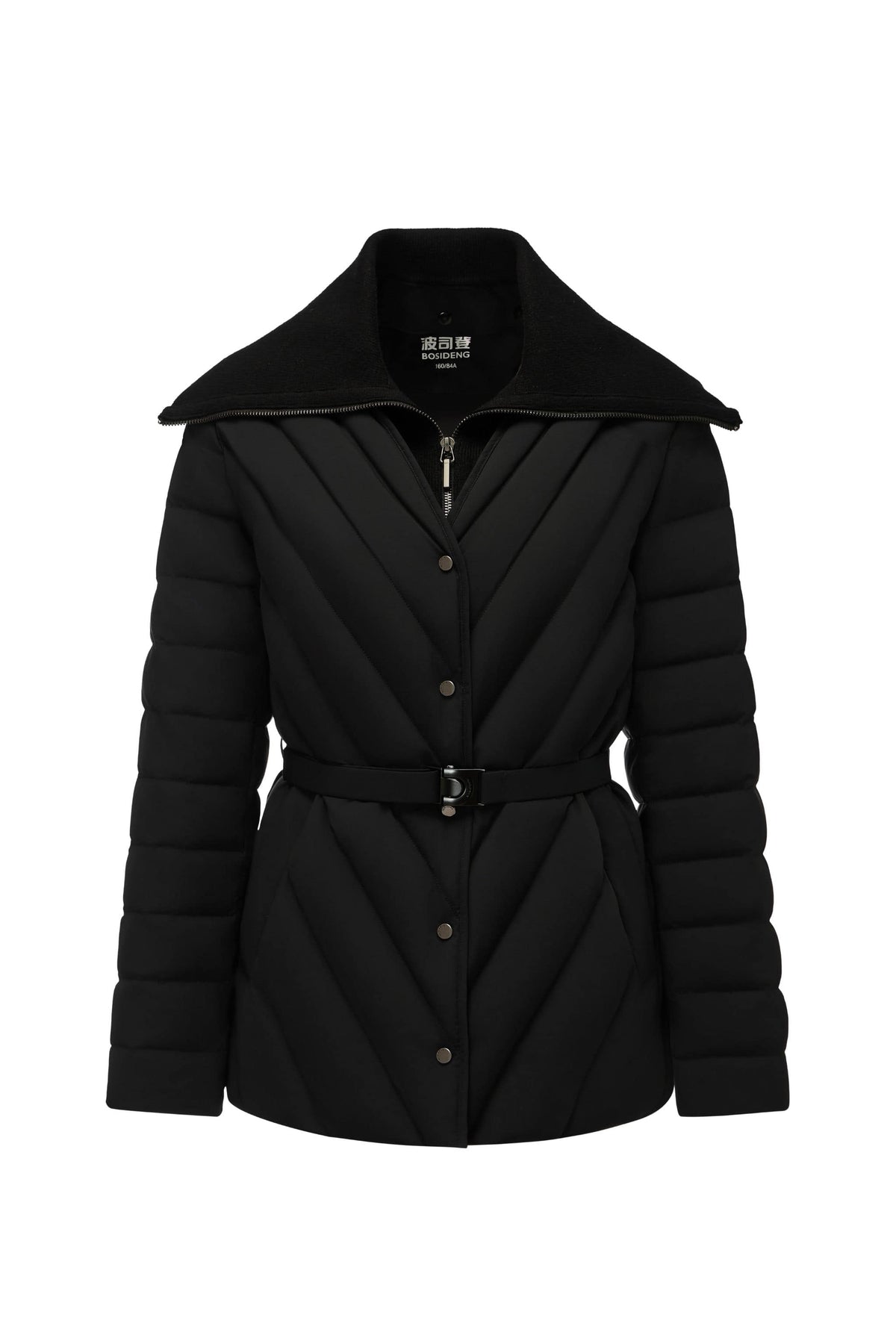 Womens Lapel Collar Goose Down Jacket 152