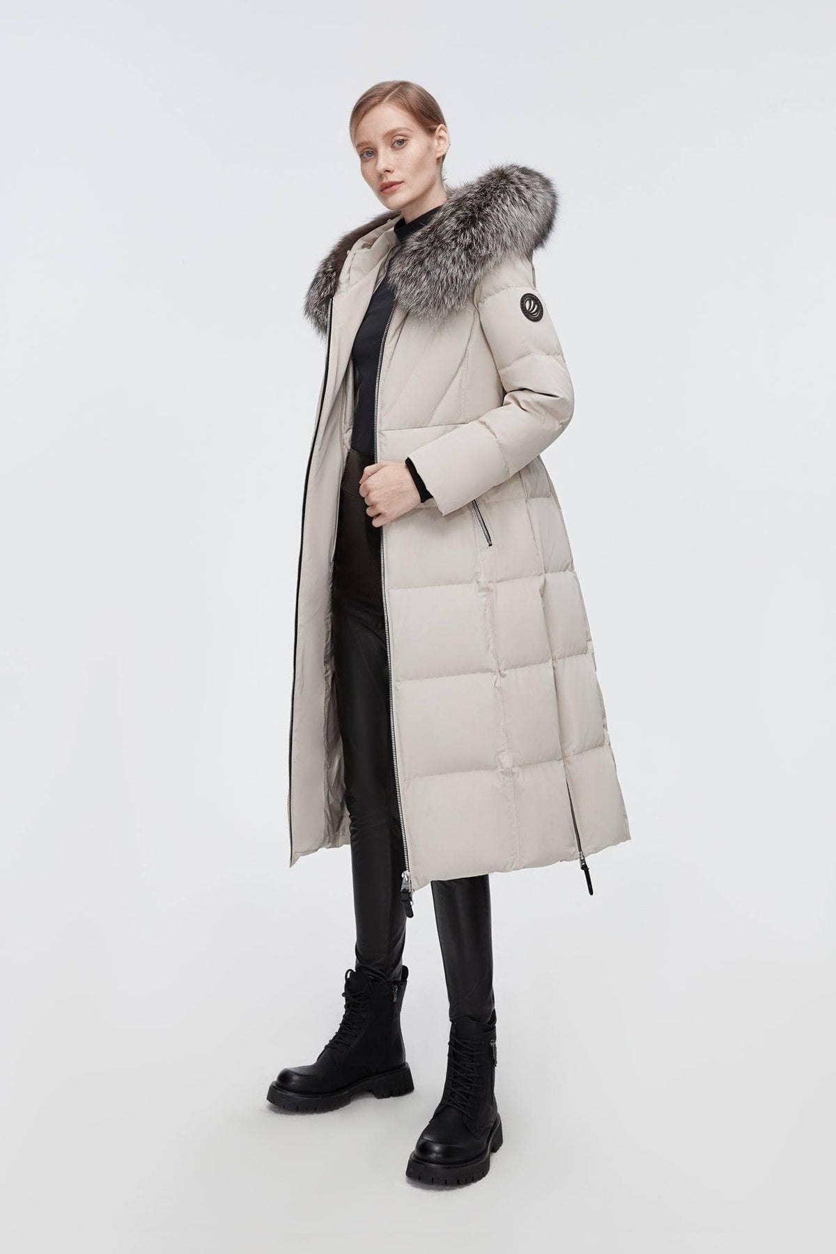 BOSIDENG 2022 Full Length Hooded Goose Down Jacket Jacket