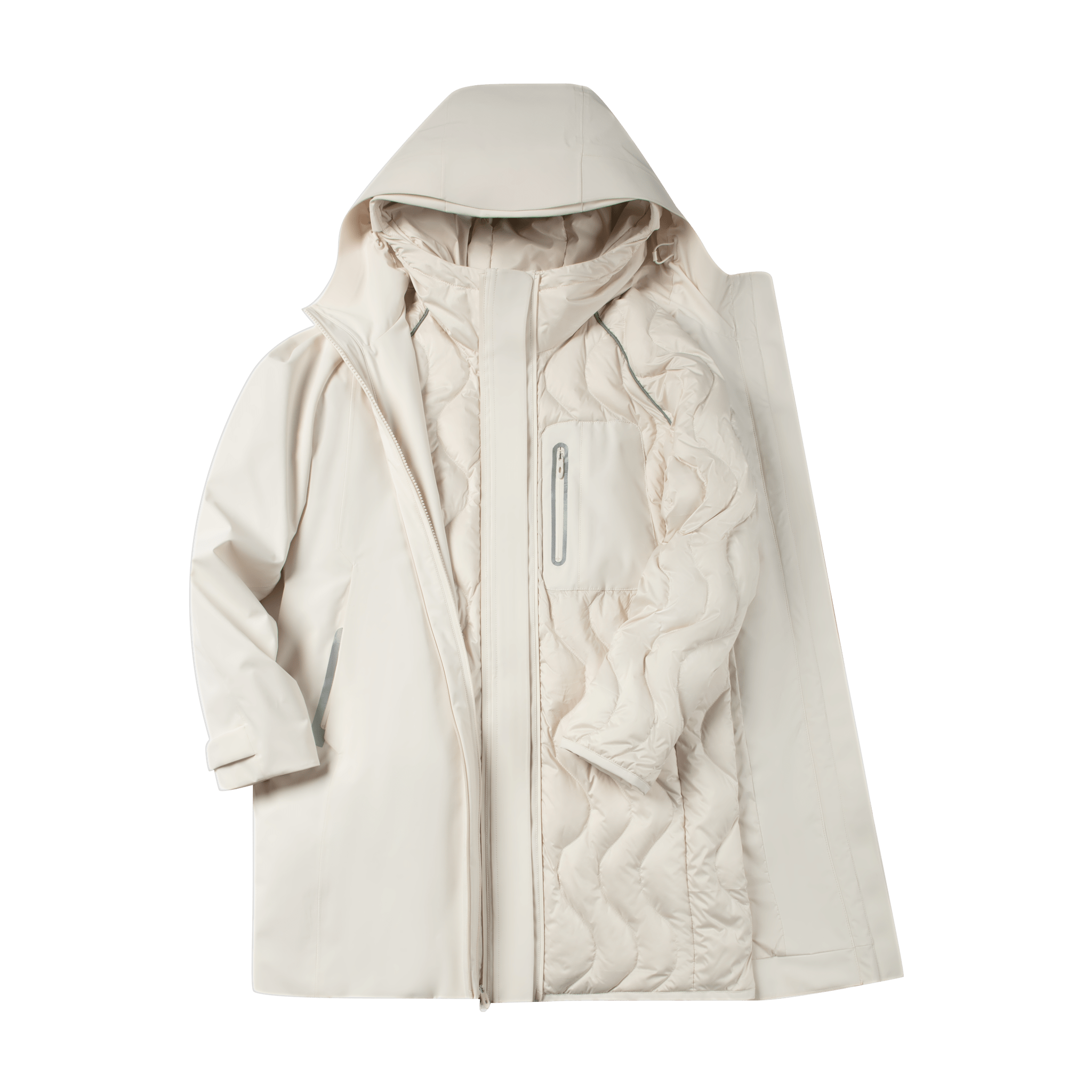 BOSIDENG 2022 Mid-Length Goose Down Jacket