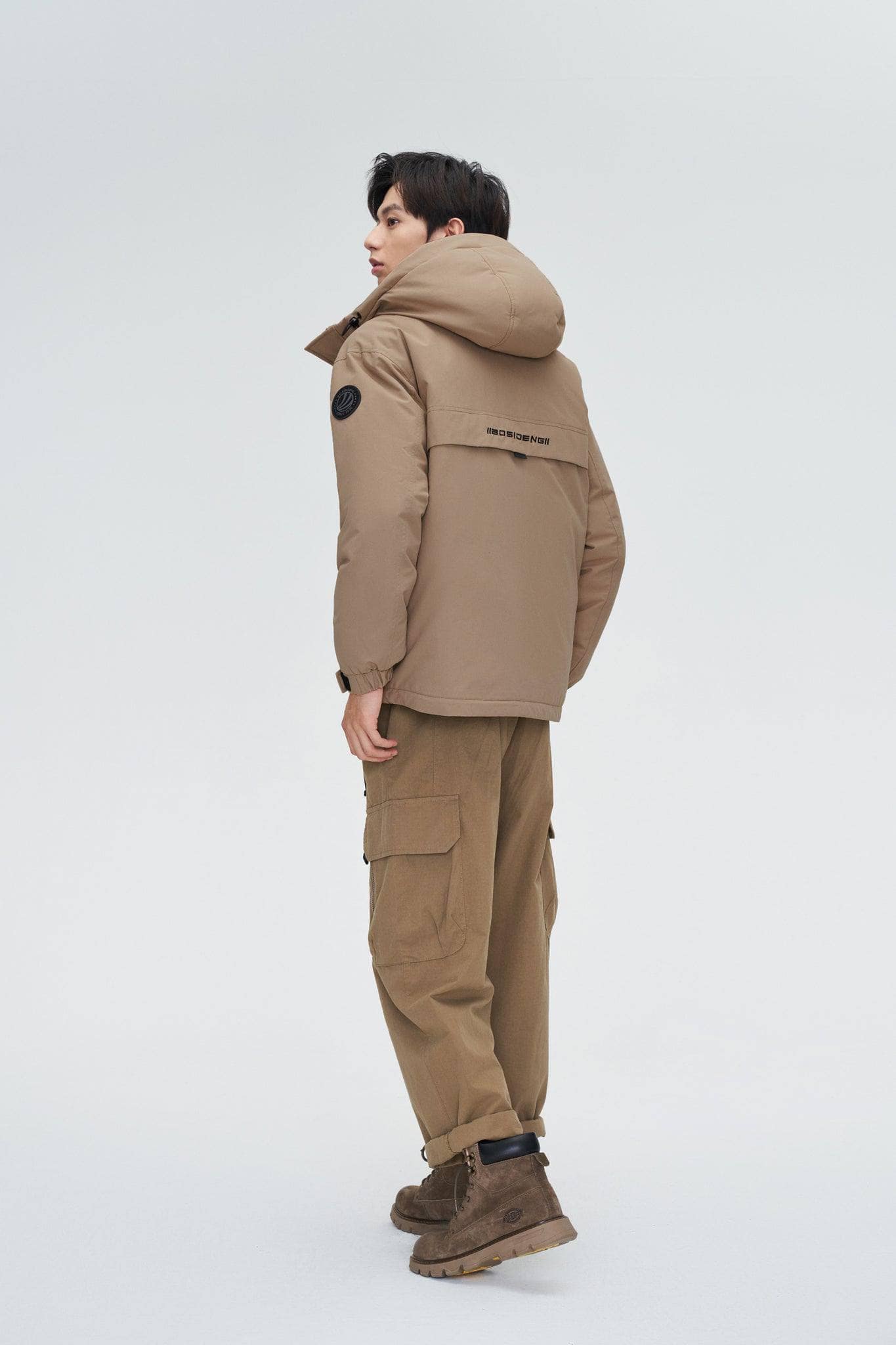 Military Short Down Jacket — jacket features a rugged, multi-pocket design — view 9; waterproof, windproof