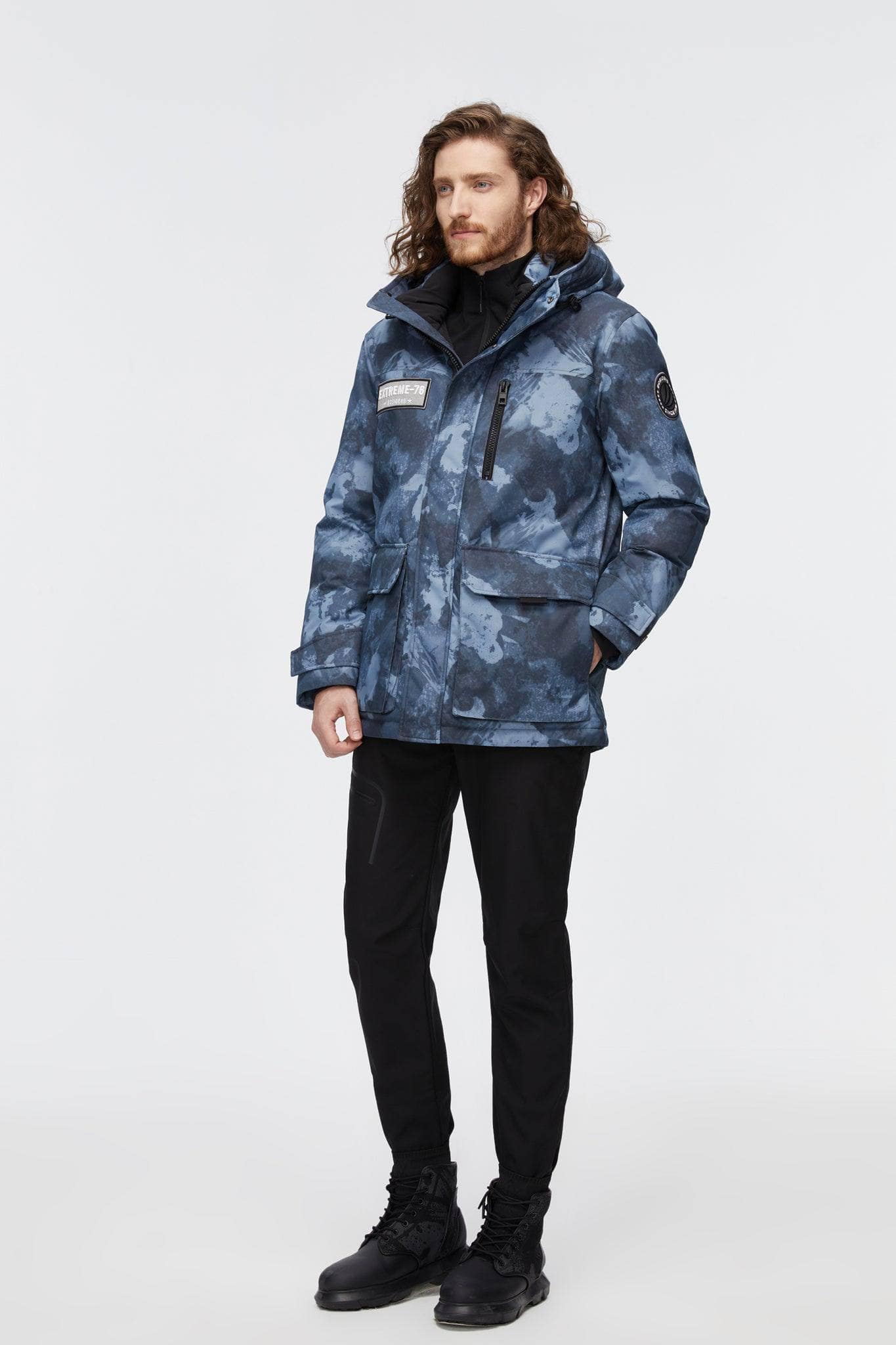 Short Goose Down Jacket With Hood — Stay warm in the harshest conditions with the Extreme Goose Down Jacket — view 8; windproof