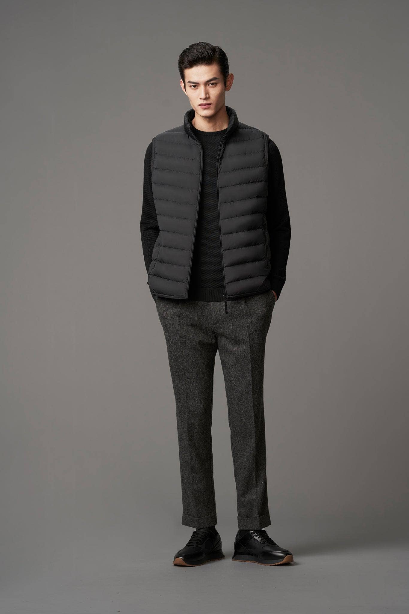 BOSIDENG 2022 Lightweight Down Gilet Gilet XS / Black