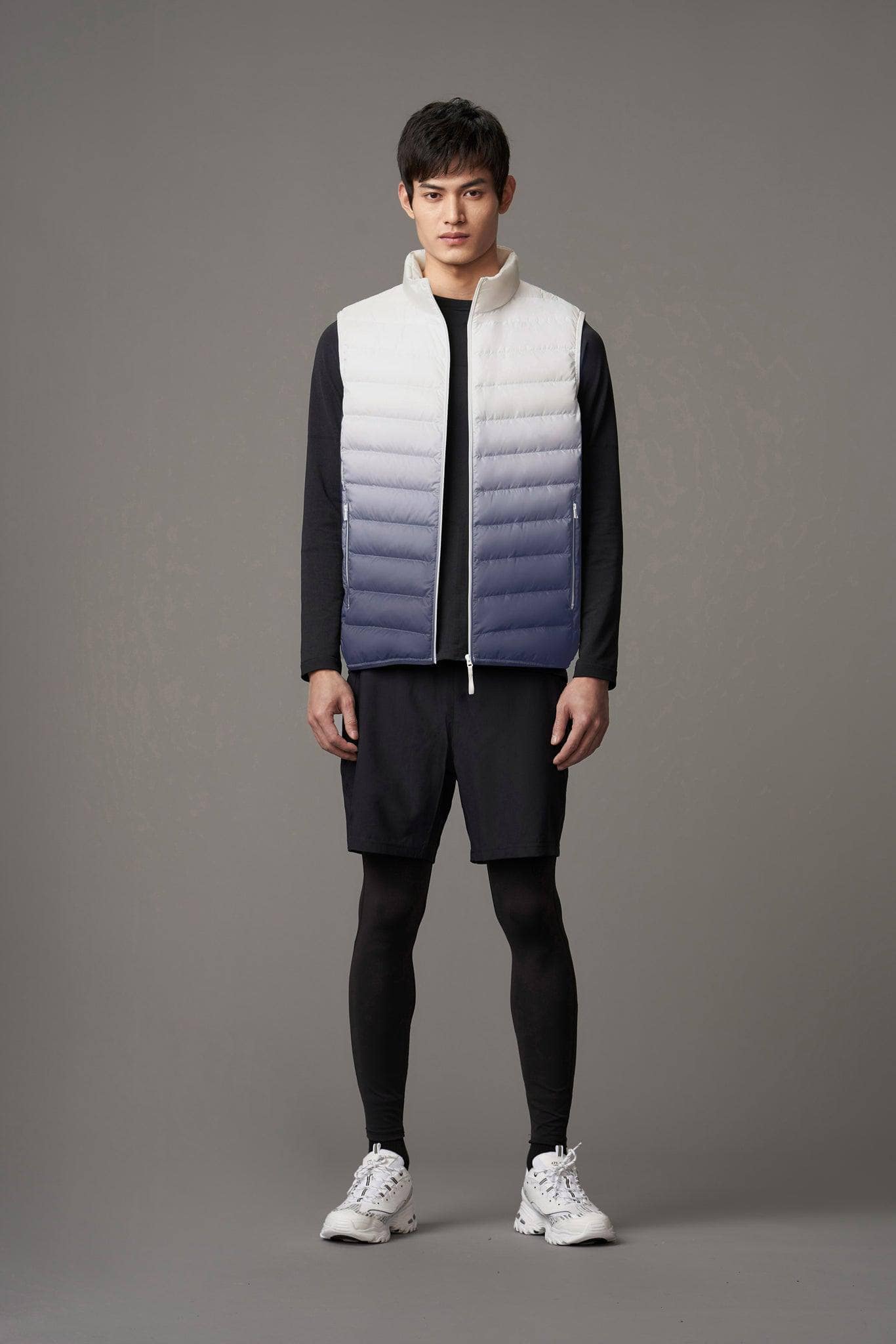 BOSIDENG 2022 Lightweight Down Gilet Gilet XS / Grey Gradient