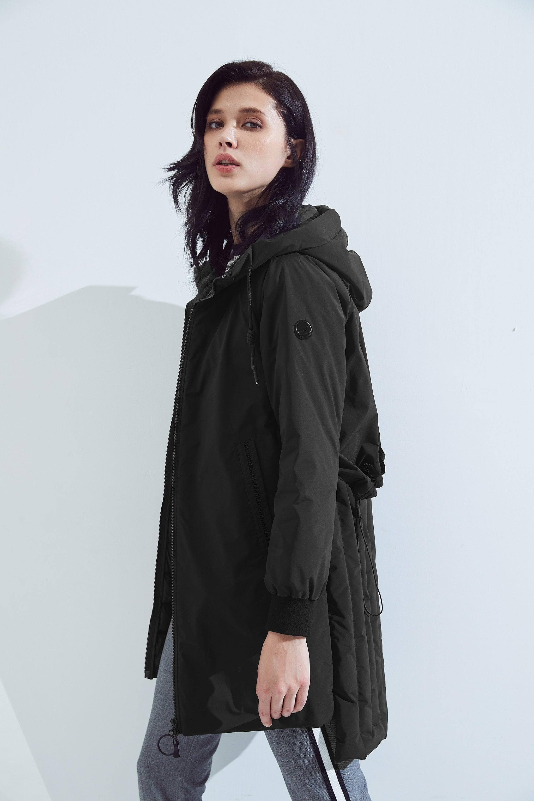 Parka Style Hooded Down Jacket — Stay warm and stylish in our Parka Style Hooded Down Jacket — view 4