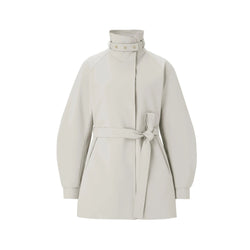 Women's Trench Coat-Mid-Length