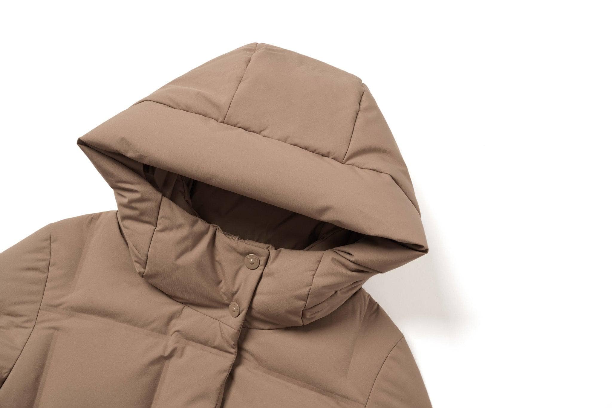 Women's Diamond Quilt Long Goose Down Coat | Business Classic