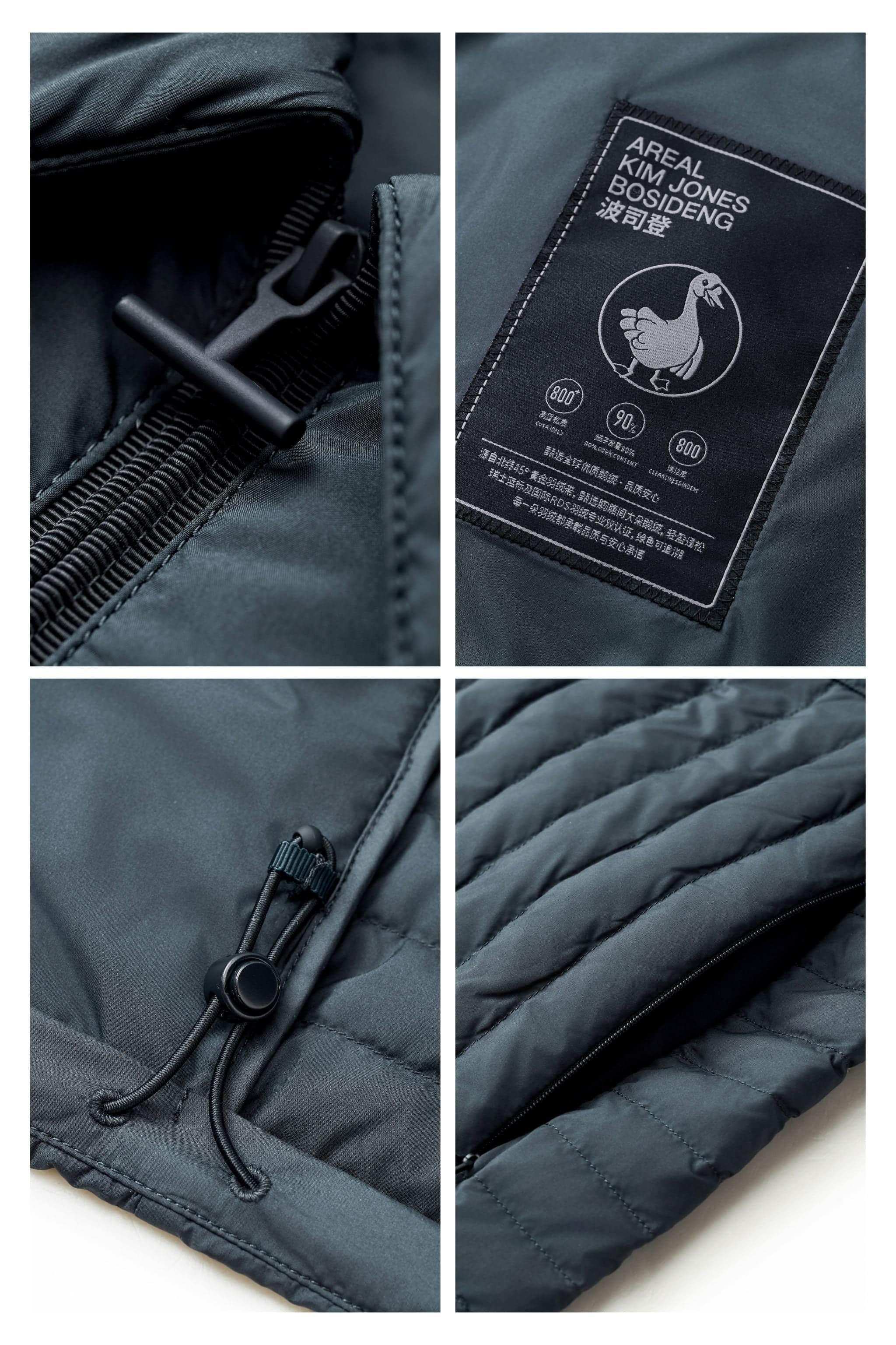 AREAL AREAL Men's Goose Down Shacket 913 Jacket
